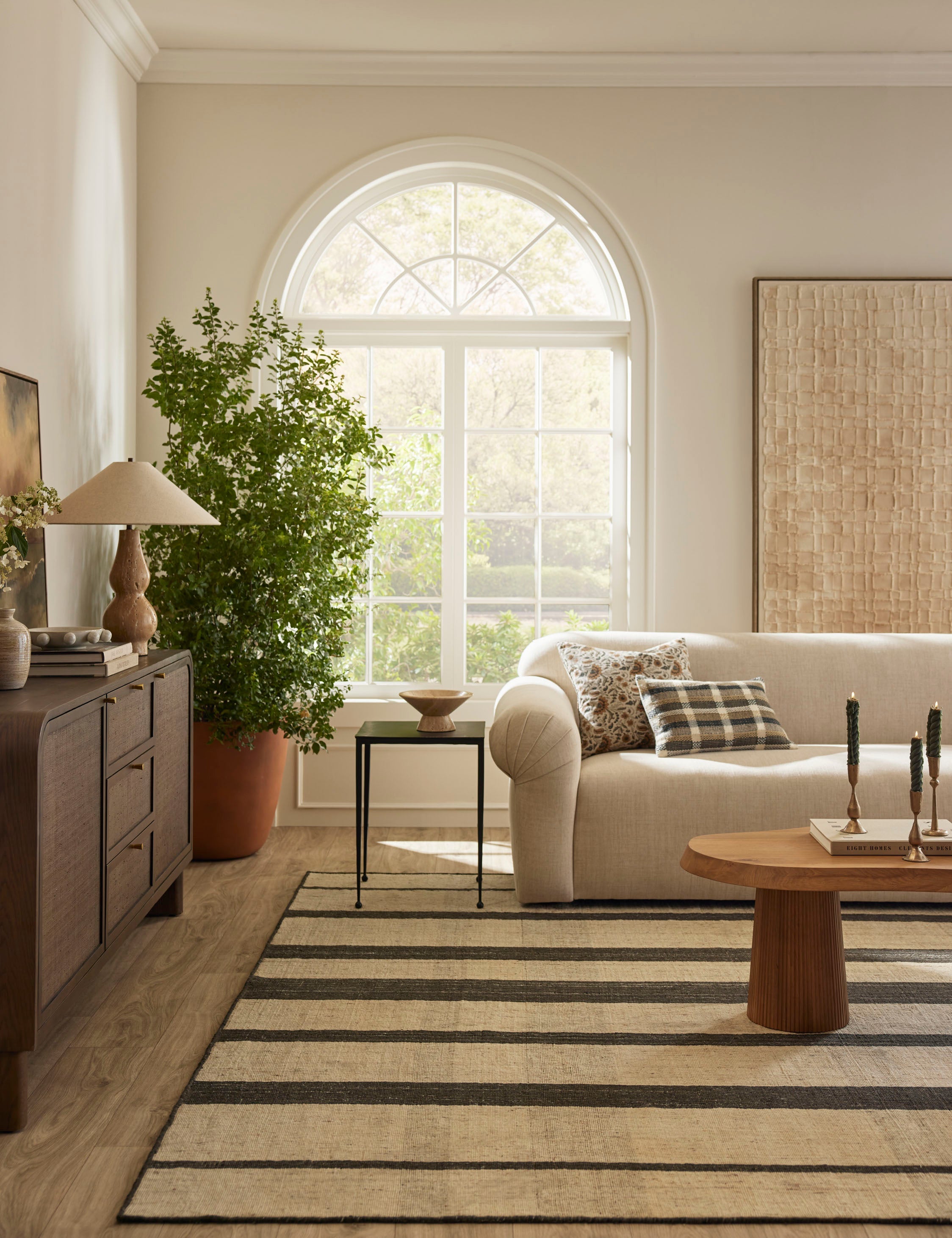 Maida Handwoven Wool-Blend Rug
