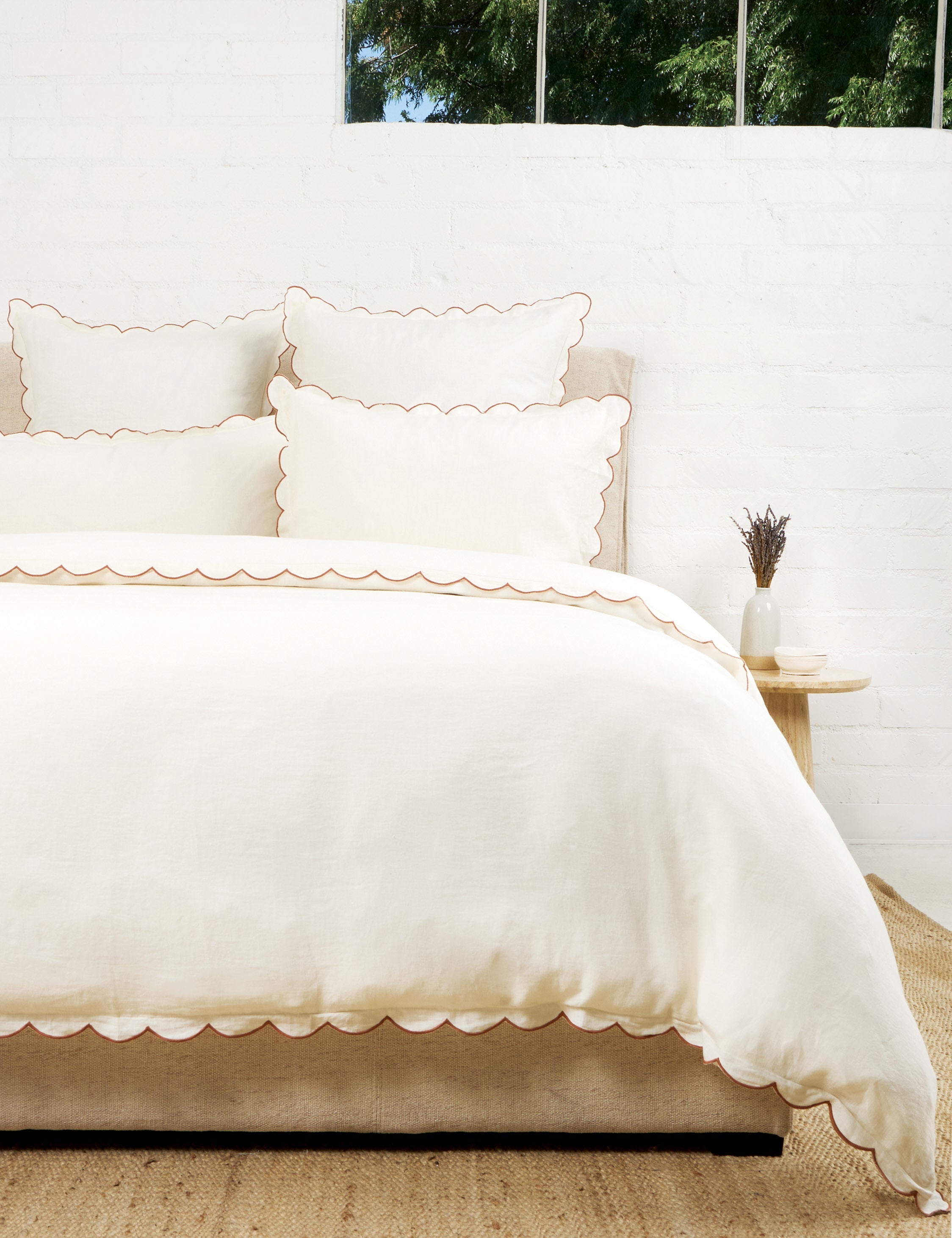 Kelly Linen Duvet Cover by Pom Pom At Home