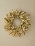 Preserved Gathered Grains Wreath