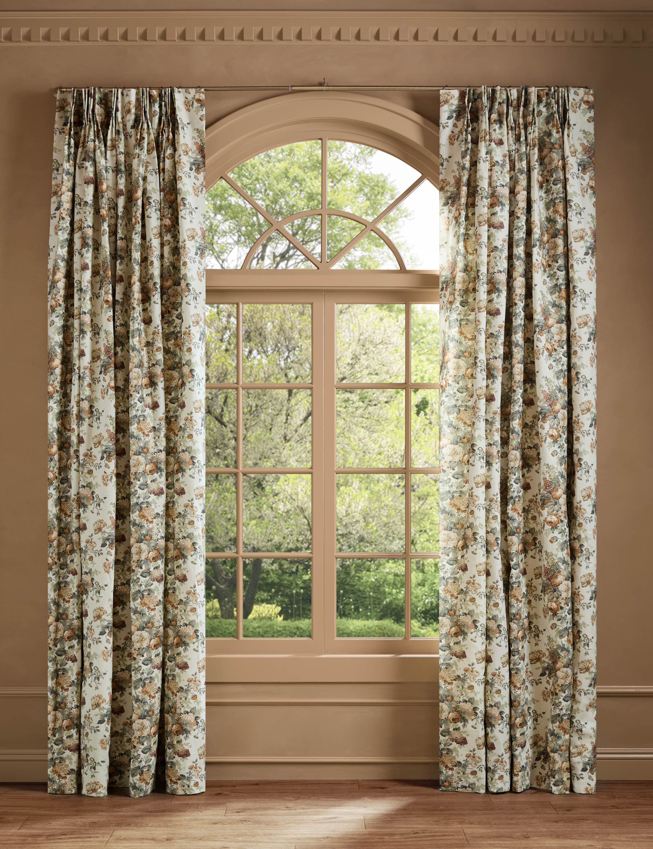 Soter Pleated Linen Curtain Panel by Heidi Caillier