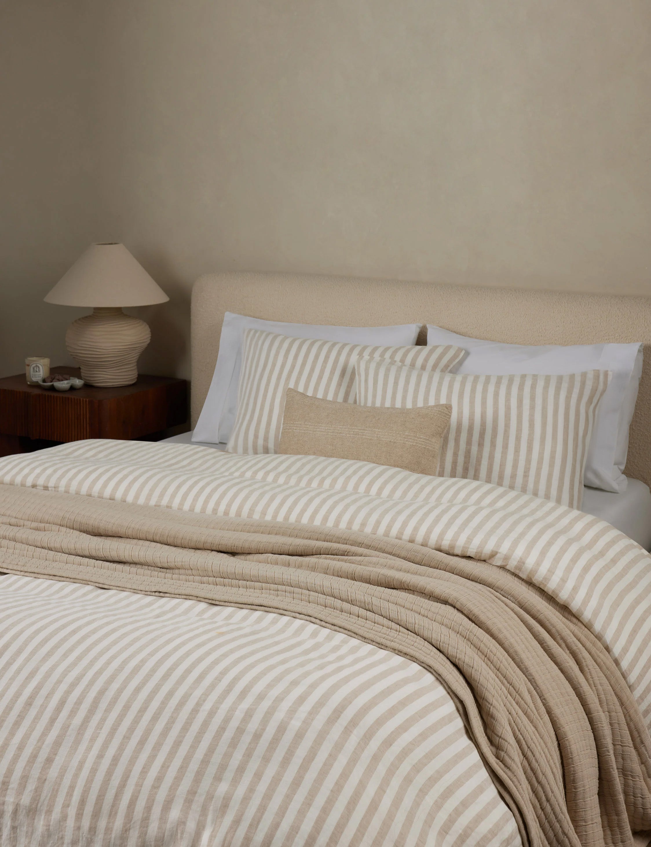 Thayer Striped European Flax Linen® Sham