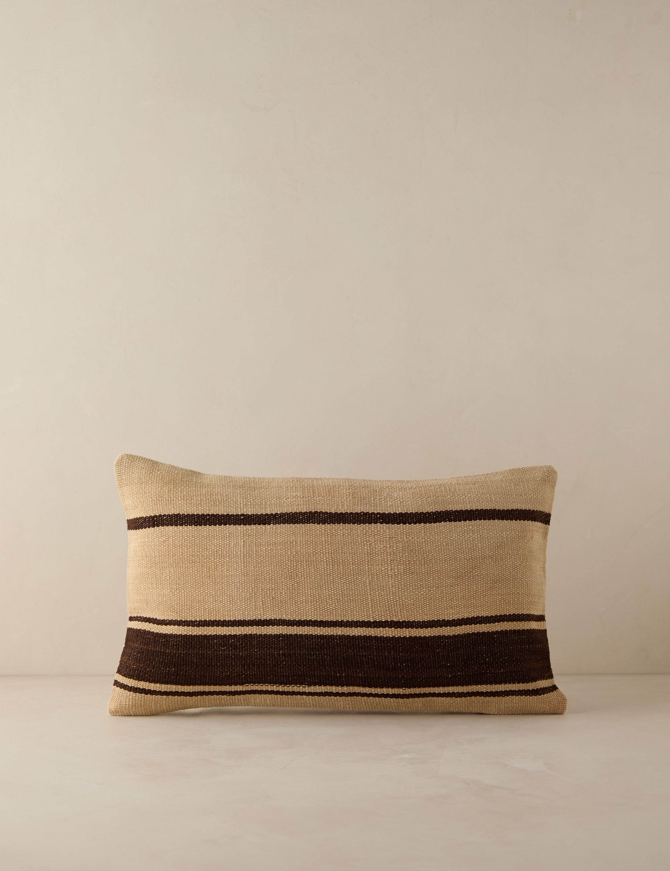 Vintage Lumbar Pillow No. 183, 12" x 20"