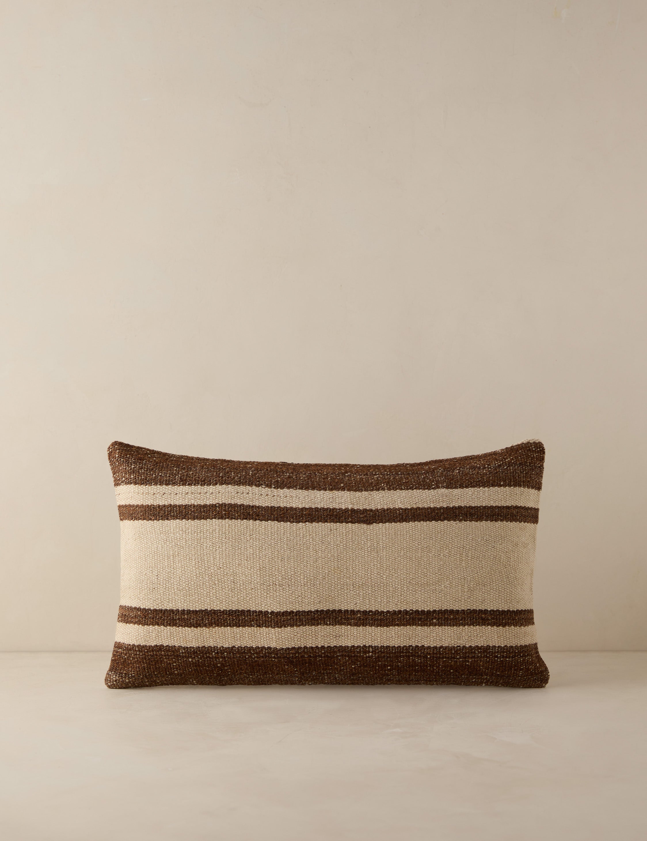 Vintage Lumbar Pillow No. 187, 12" x 20"
