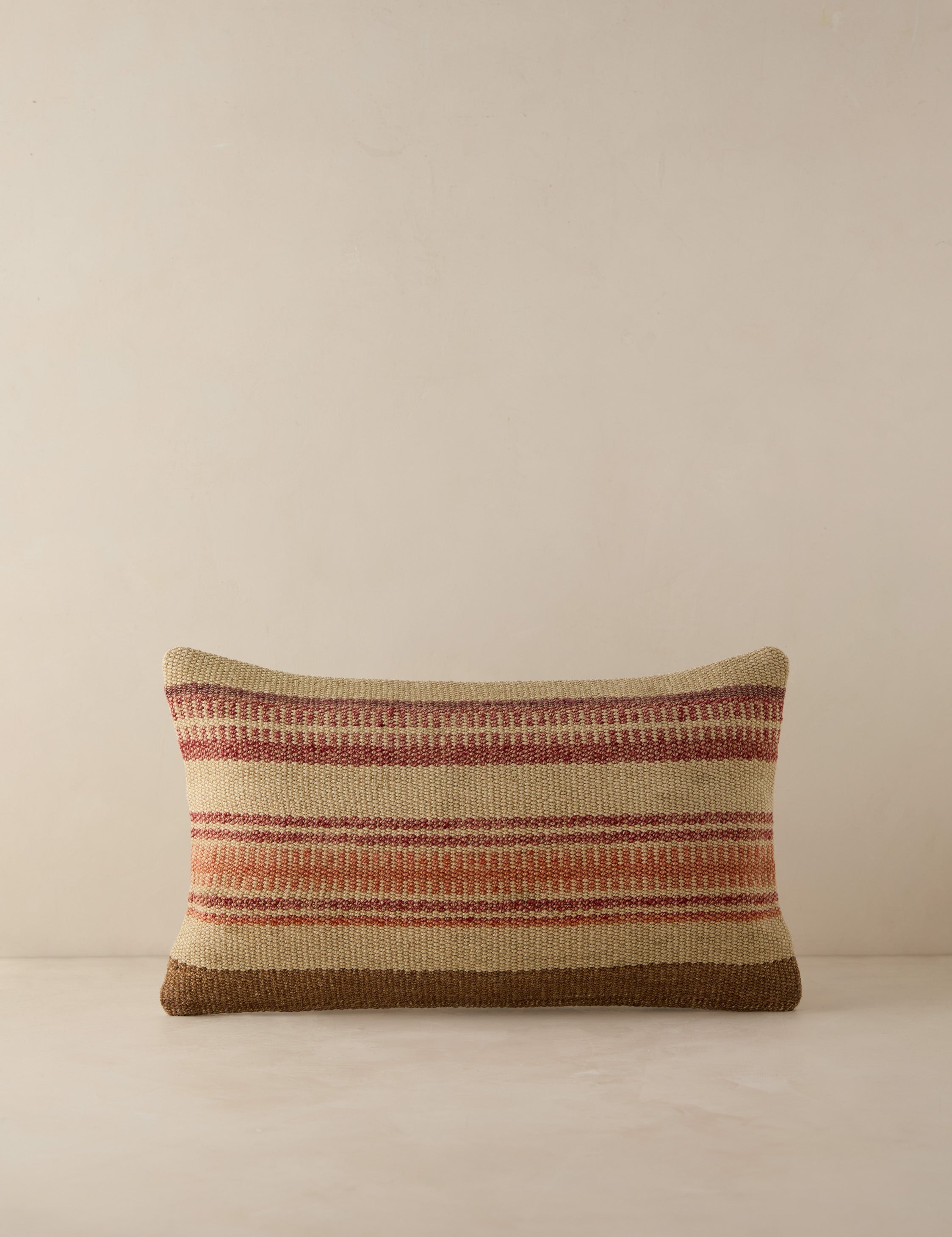 Vintage Lumbar Pillow No. 191, 12" x 20"
