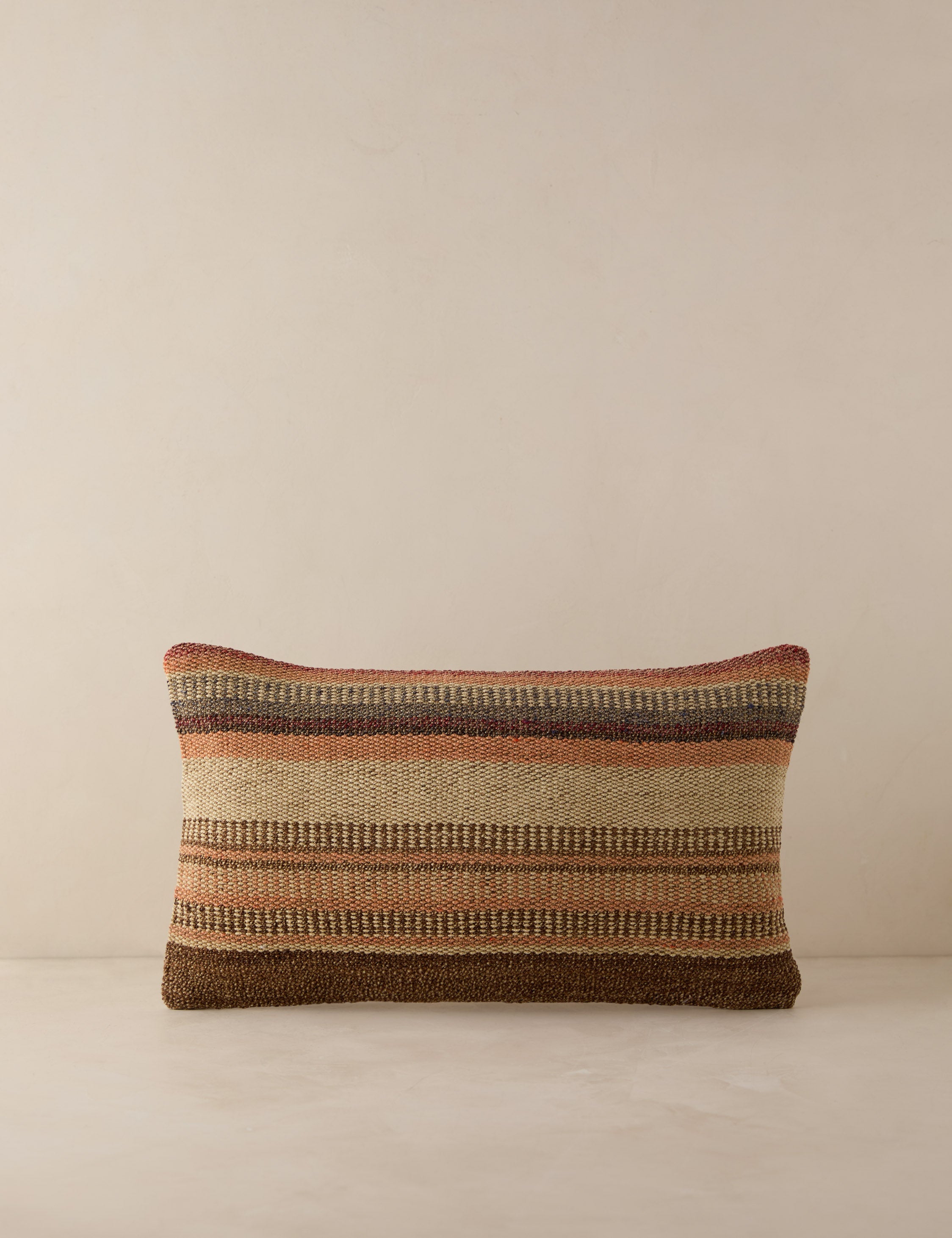 Vintage Lumbar Pillow No. 192, 12" x 20"