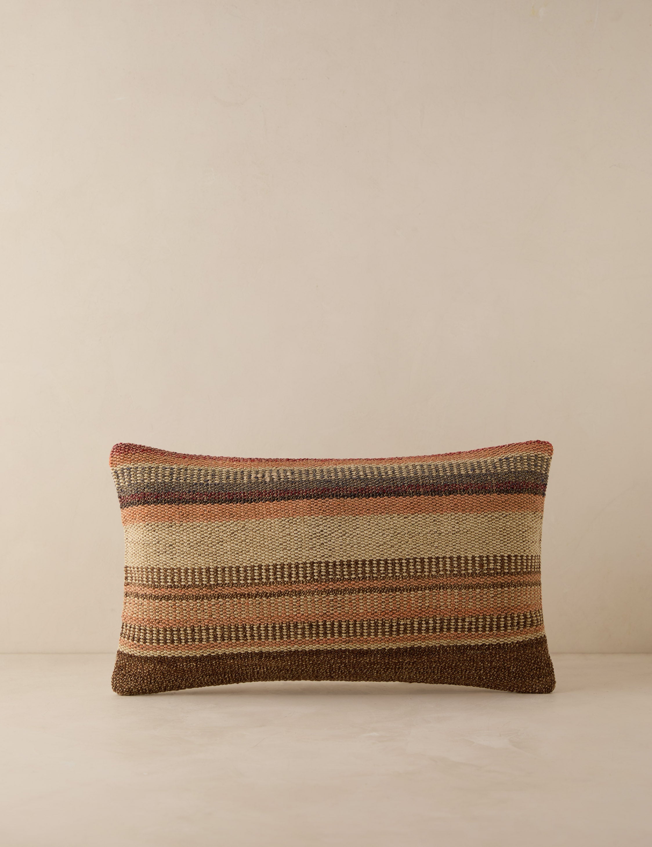 Vintage Lumbar Pillow No. 201, 12" x 20"