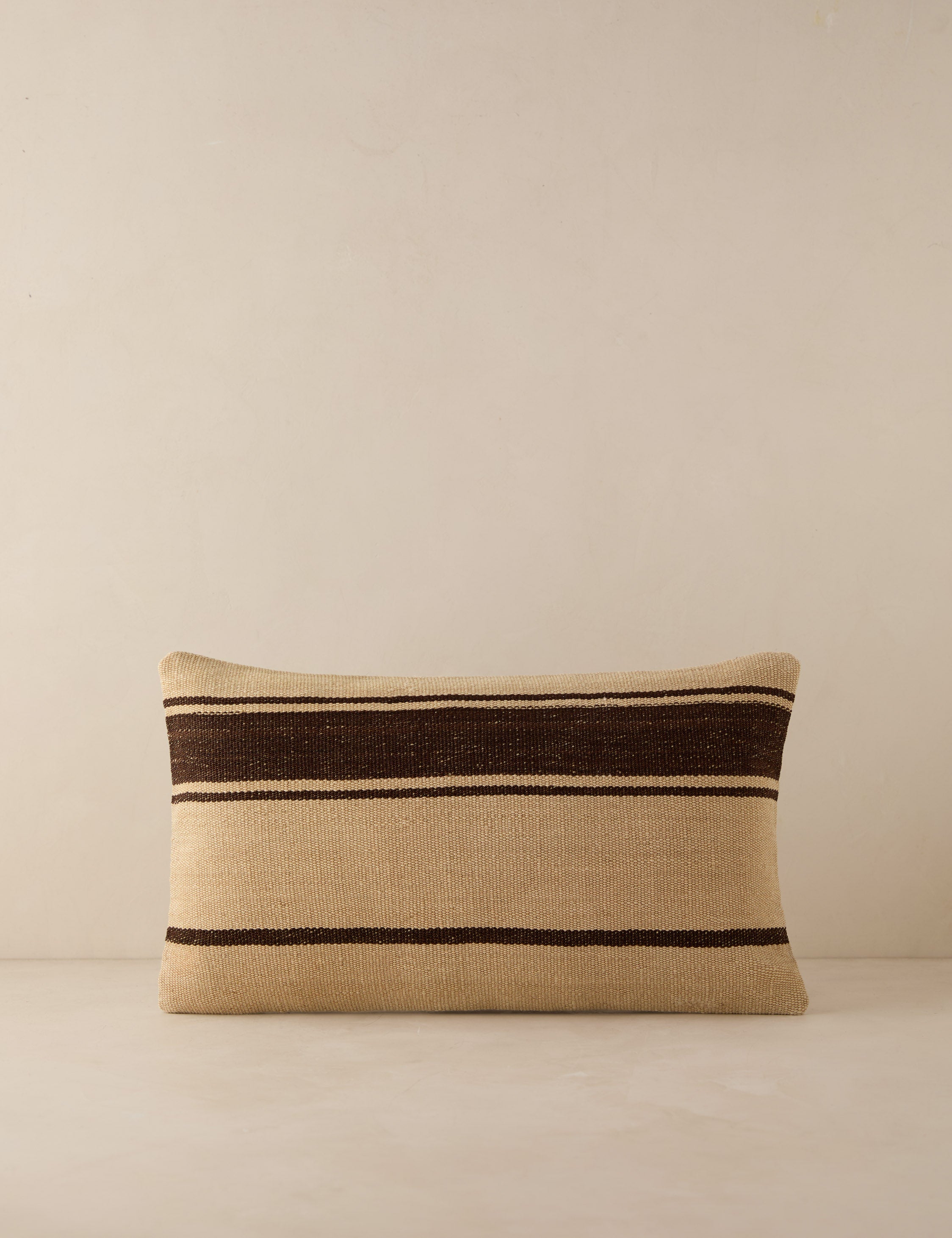 Vintage Lumbar Pillow No. 205, 12" x 20"