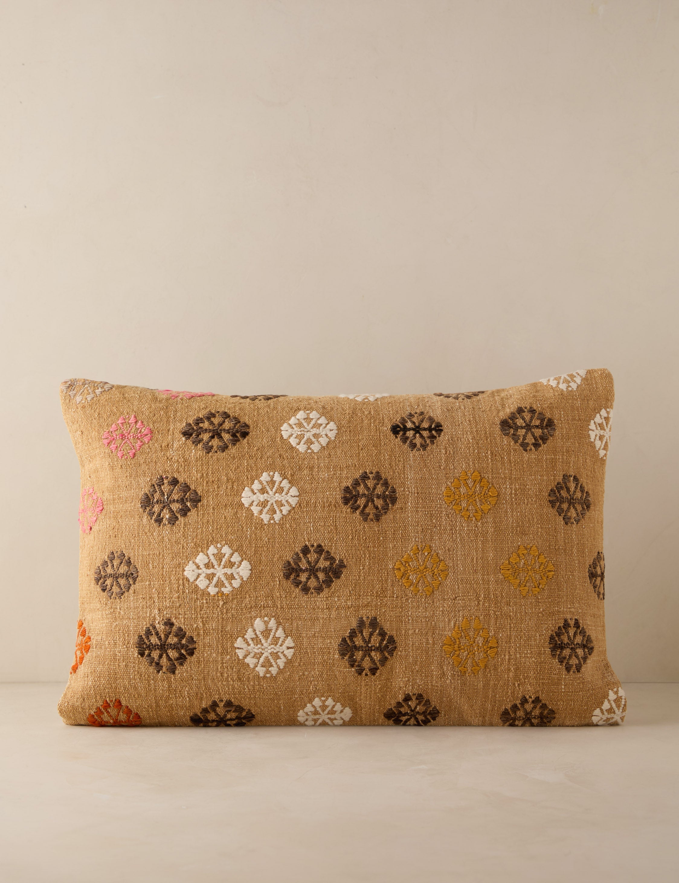 Vintage Lumbar Pillow No. 225, 16" x 24"