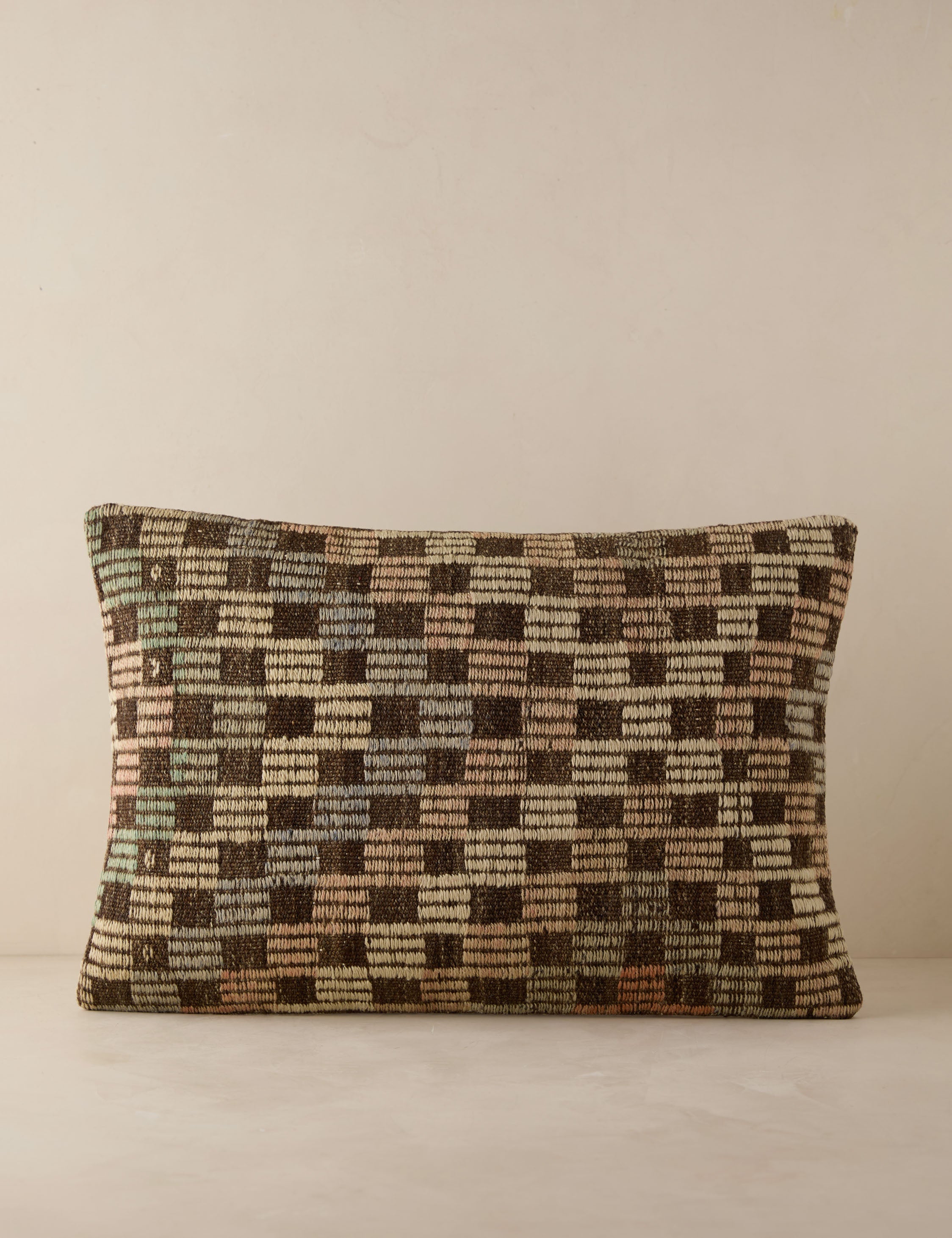 Vintage Lumbar Pillow No. 226, 16" x 24"