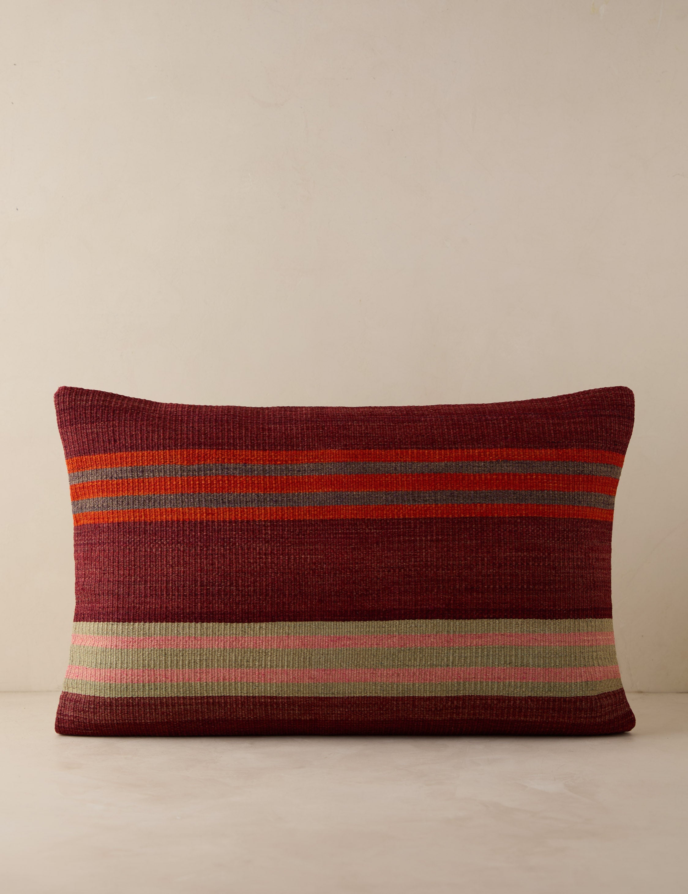 Vintage Lumbar Pillow No. 247, 16" x 24"