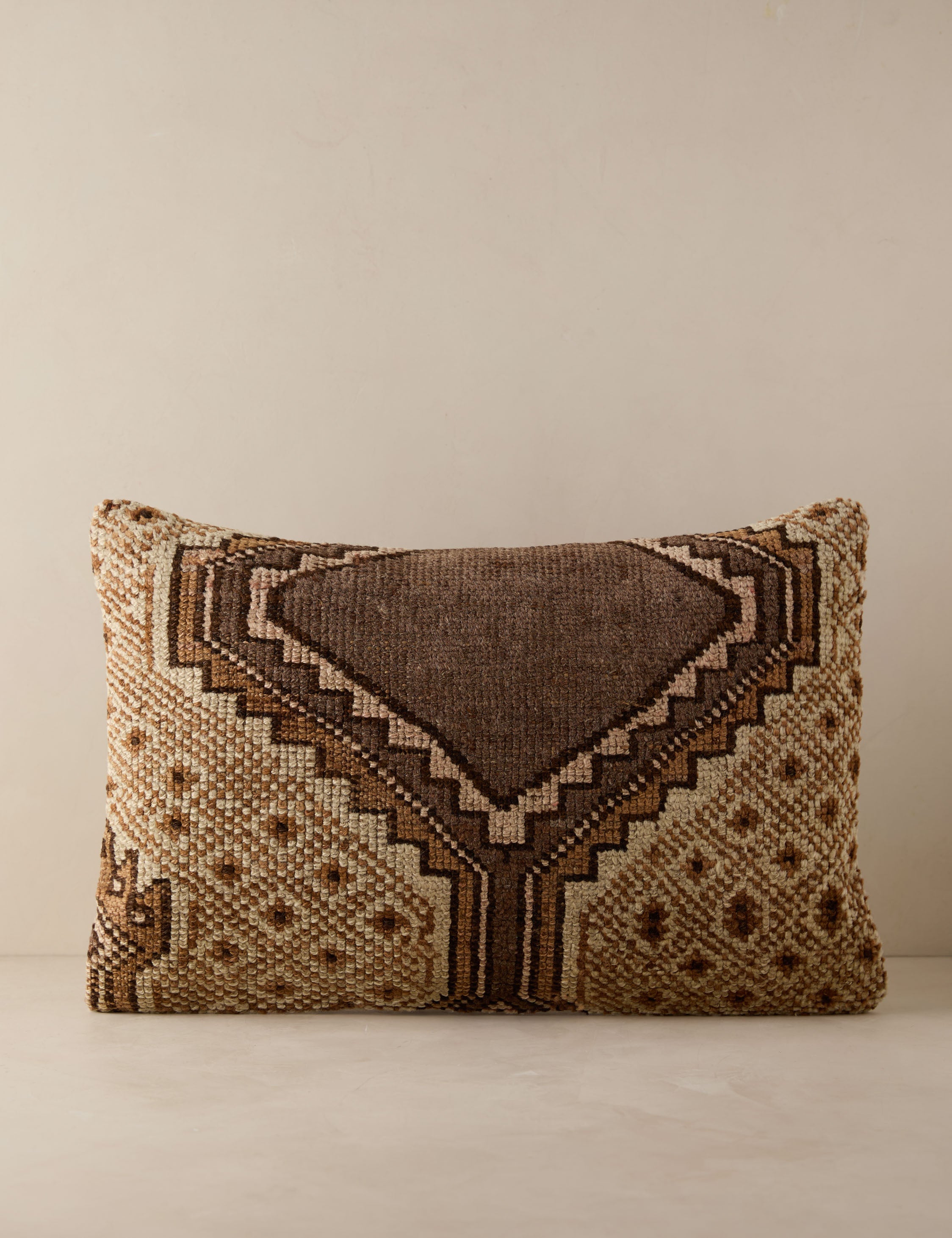 Vintage Lumbar Pillow No. 253, 16" x 24"