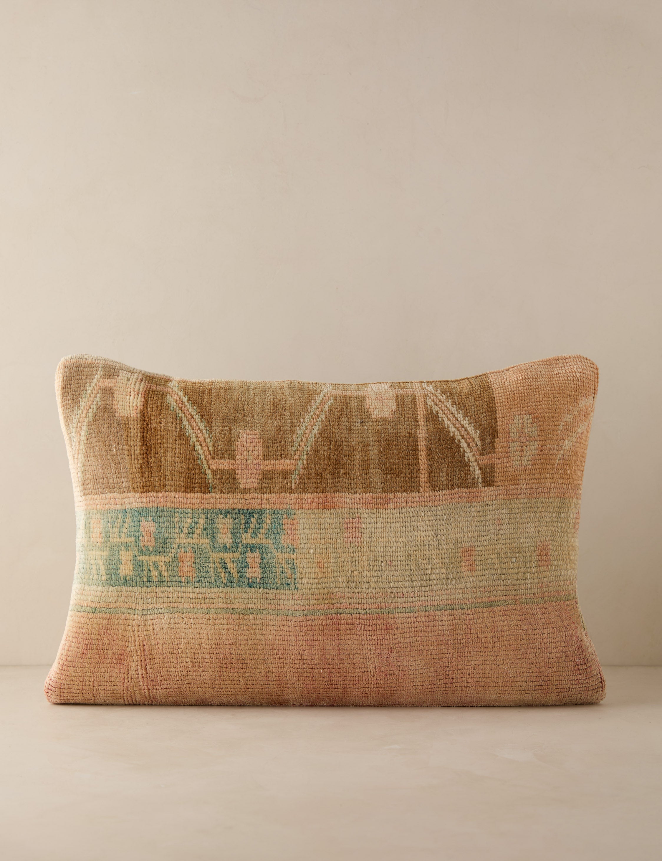 Vintage Lumbar Pillow No. 258, 16" x 24"