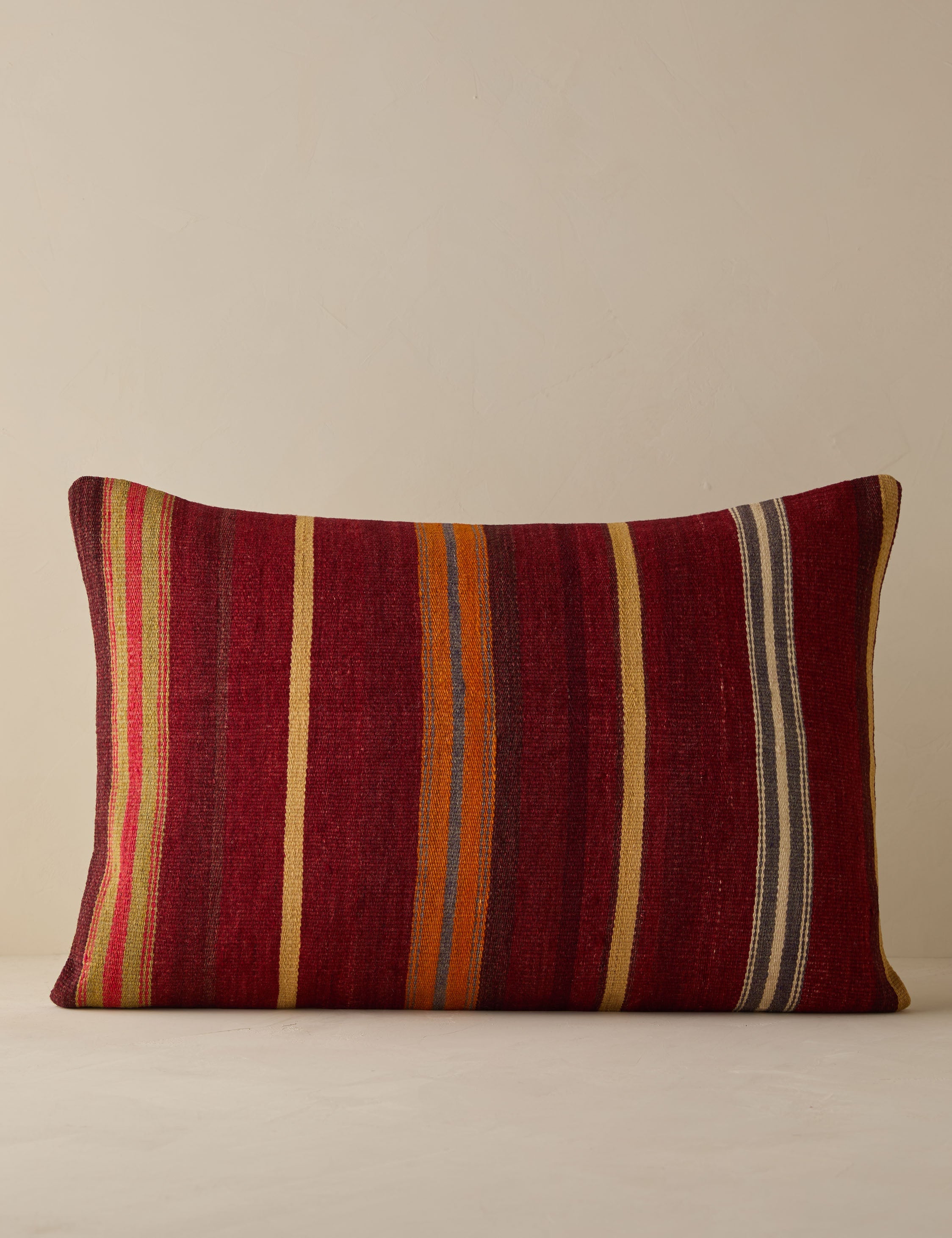 Vintage Lumbar Pillow No. 295, 16" x 24"