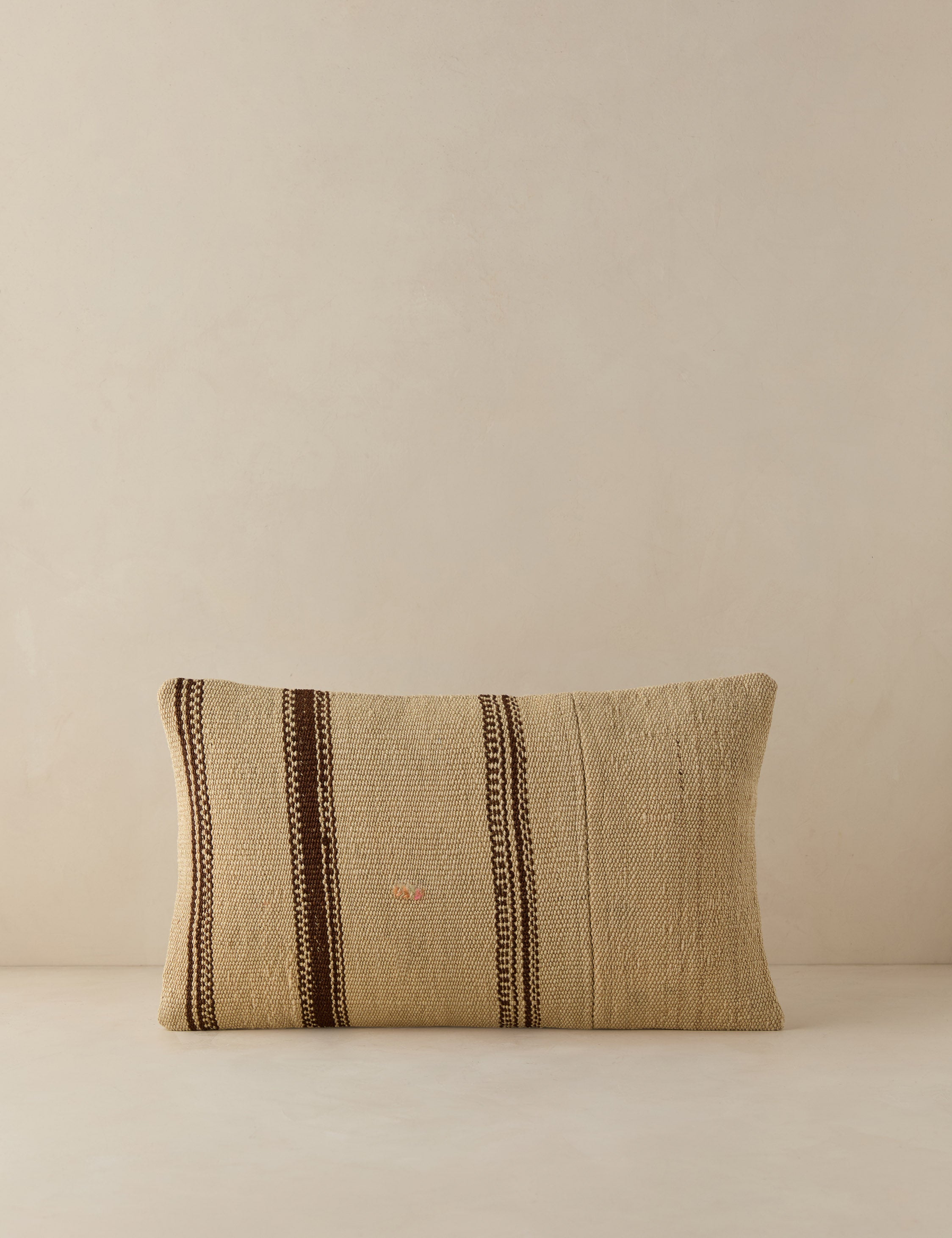 Vintage Lumbar Pillow No. 146, 12" x 20"