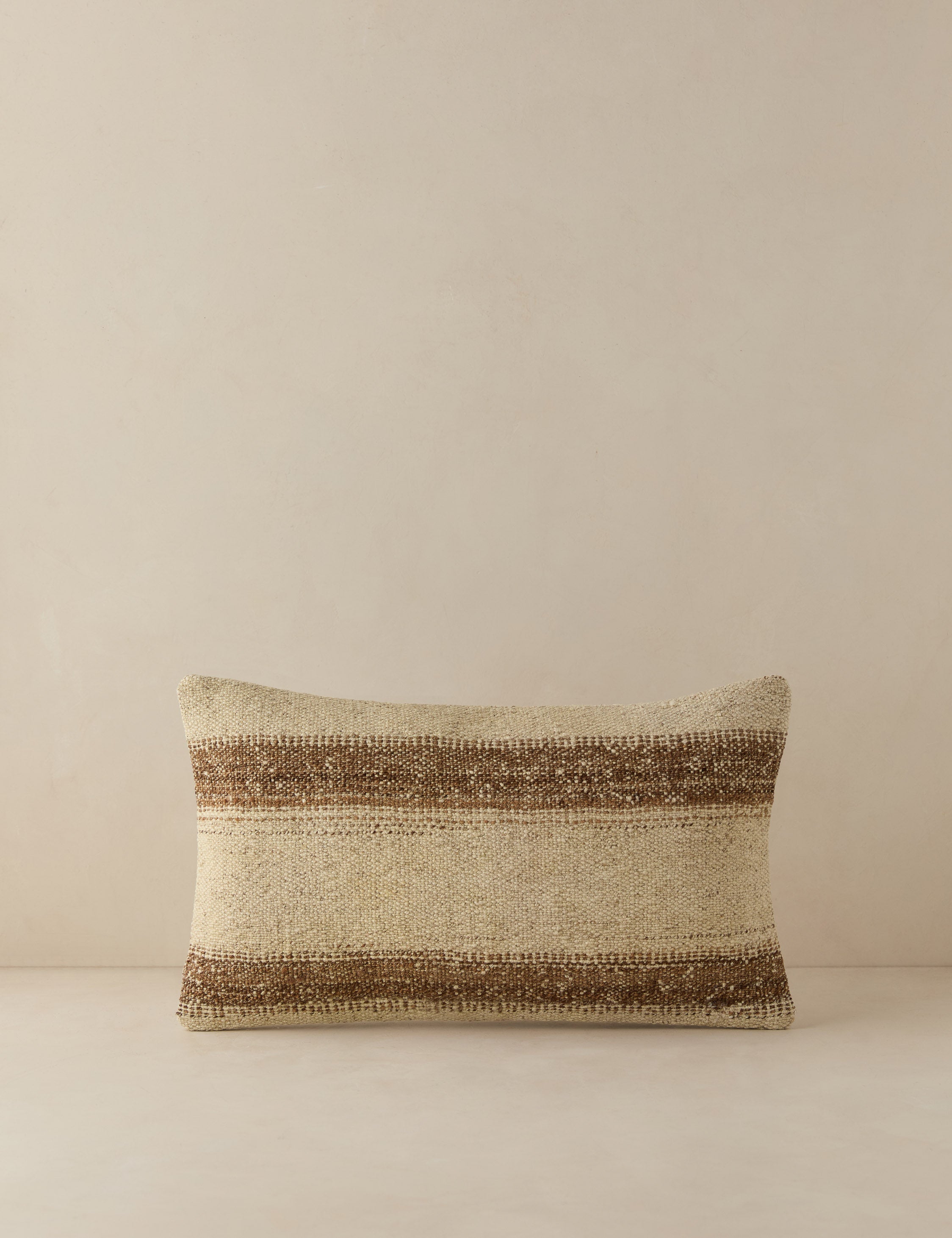 Vintage Lumbar Pillow No. 131, 12" x 20"
