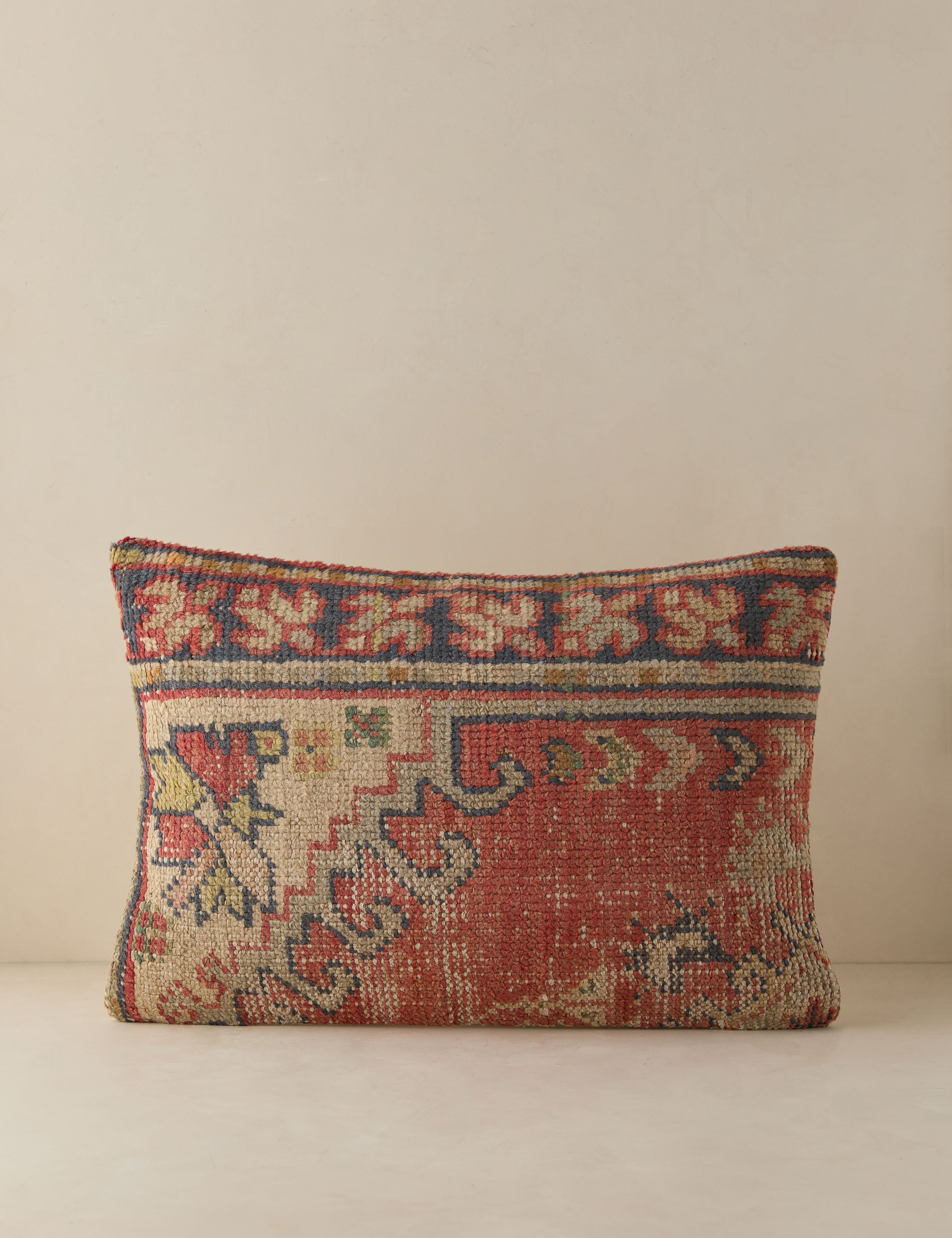 Vintage Lumbar Pillow No. 169, 16" x 24"
