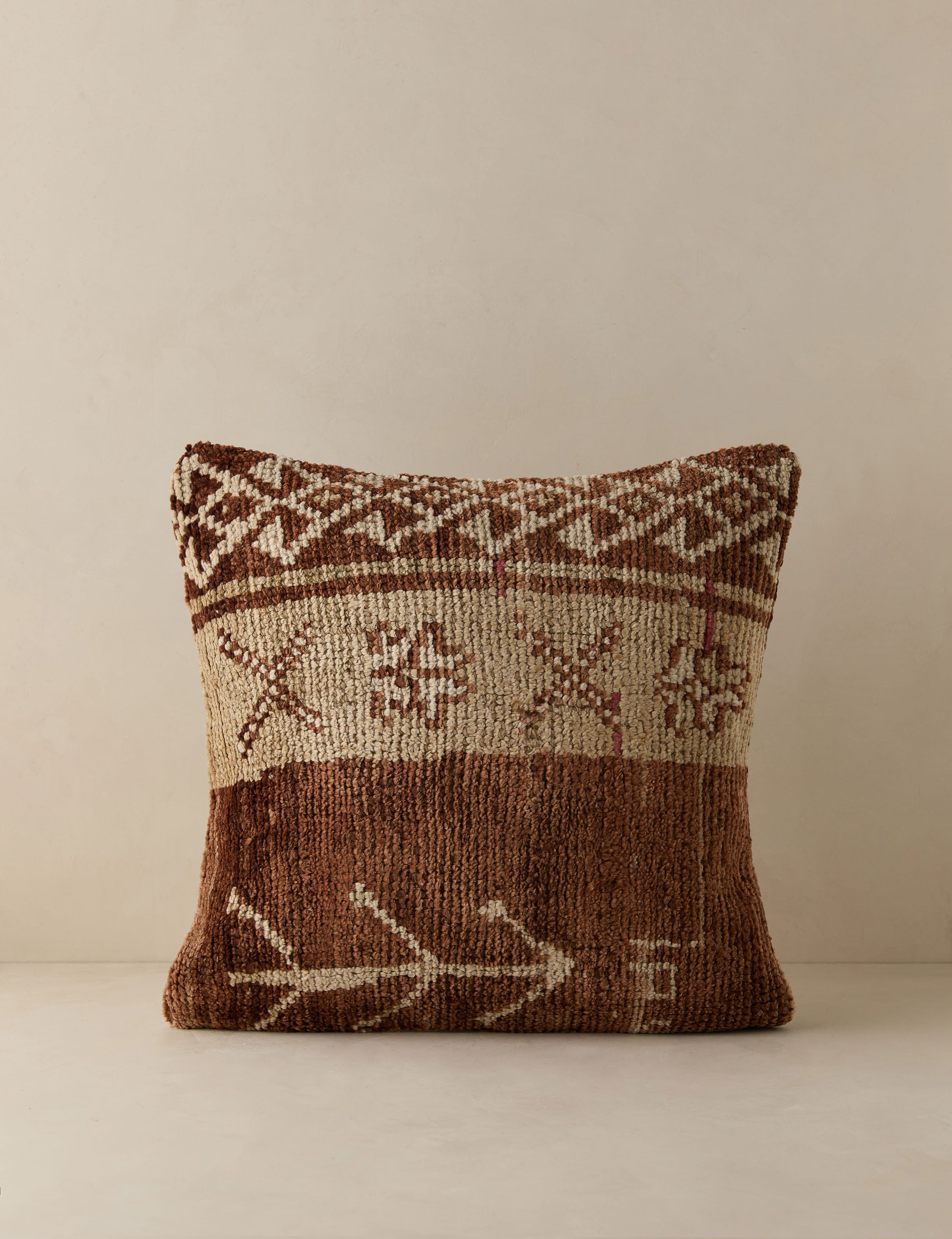 Vintage Lumbar Pillow No. 100, 20" x 20"