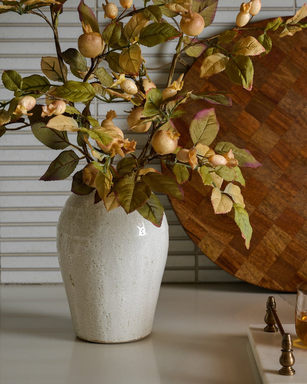 Marie Distressed Crackle Vase