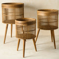 Aged Wood Plant Stand