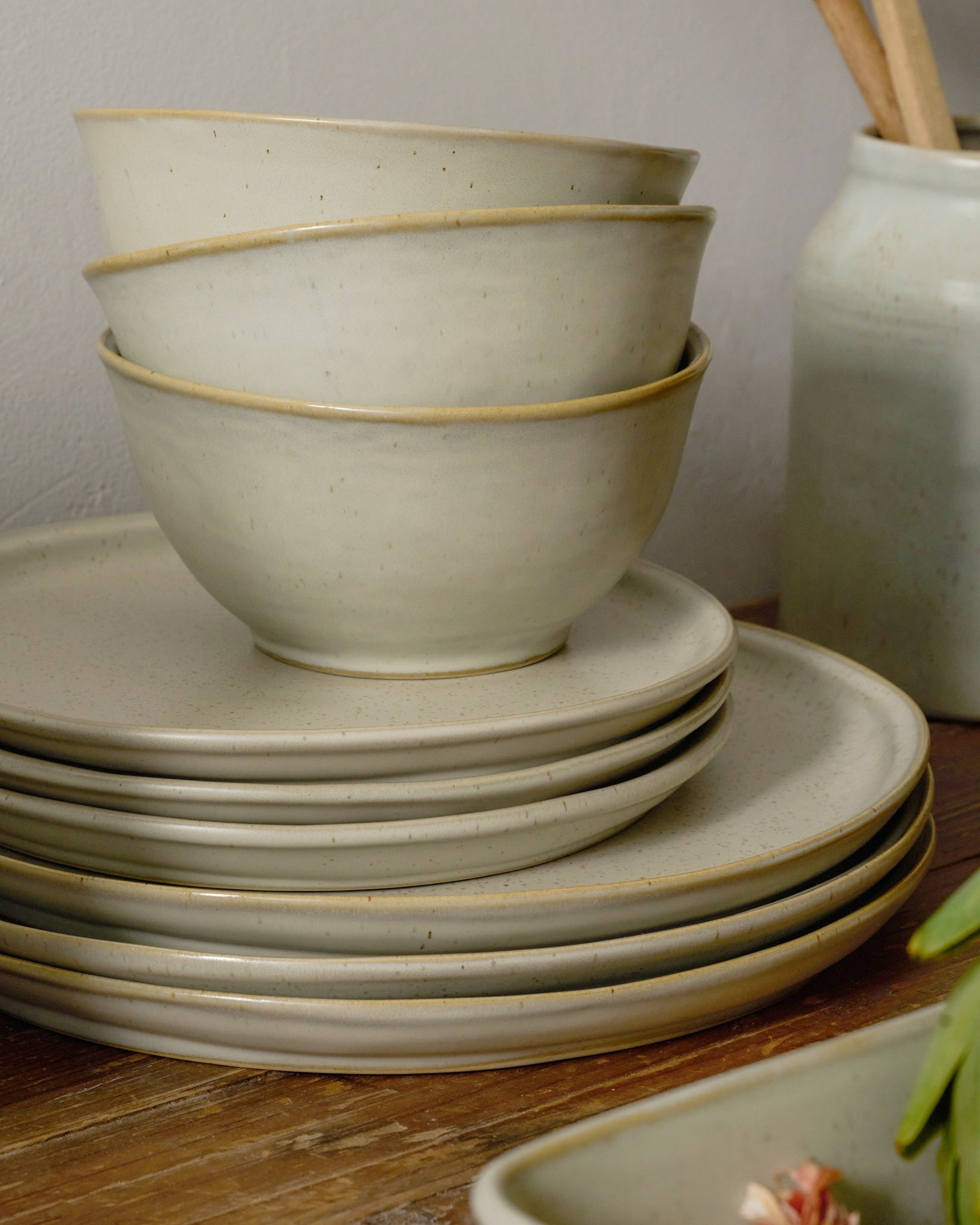 French Grey Plate