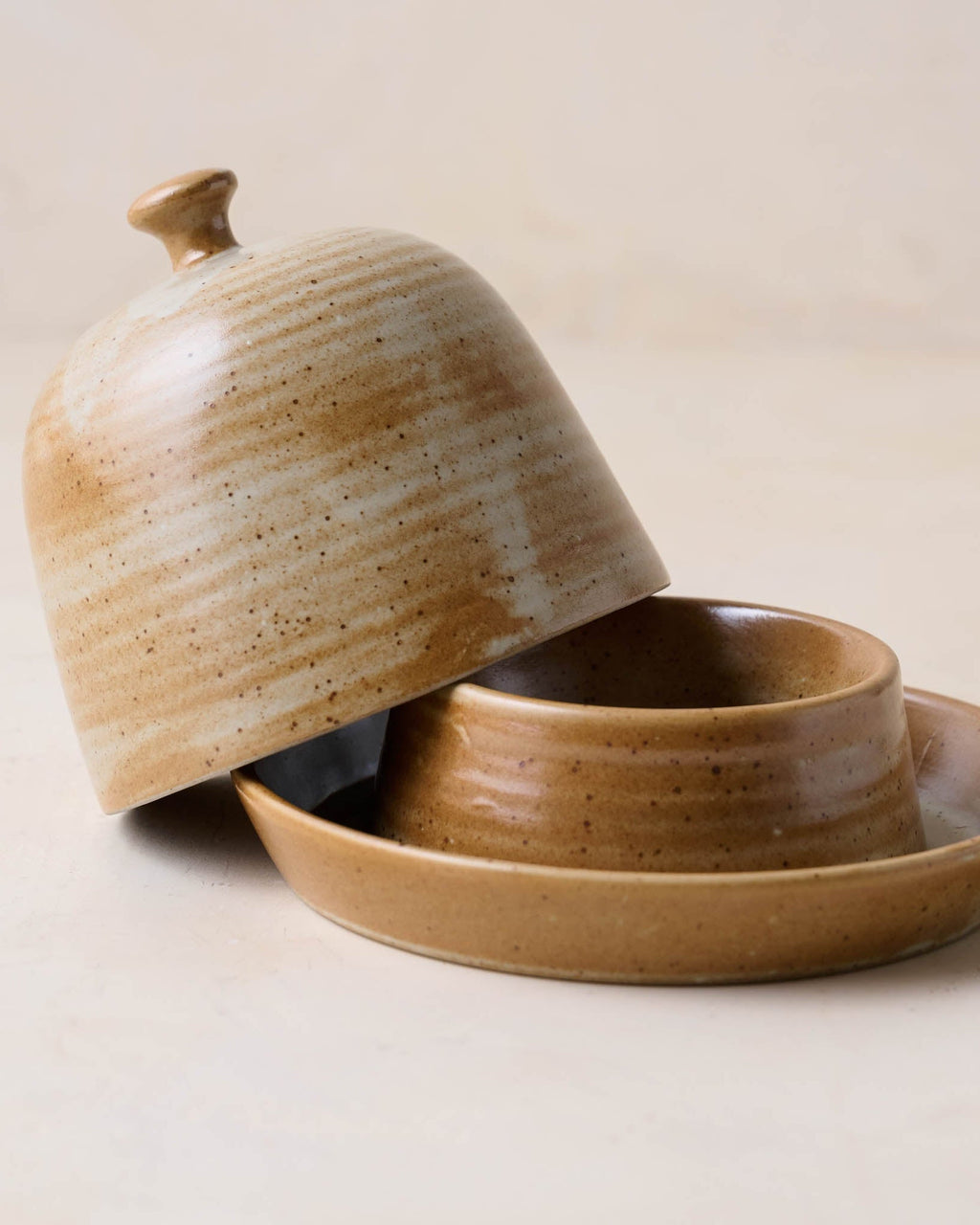 French Grey Reduction Fire Butter Dish