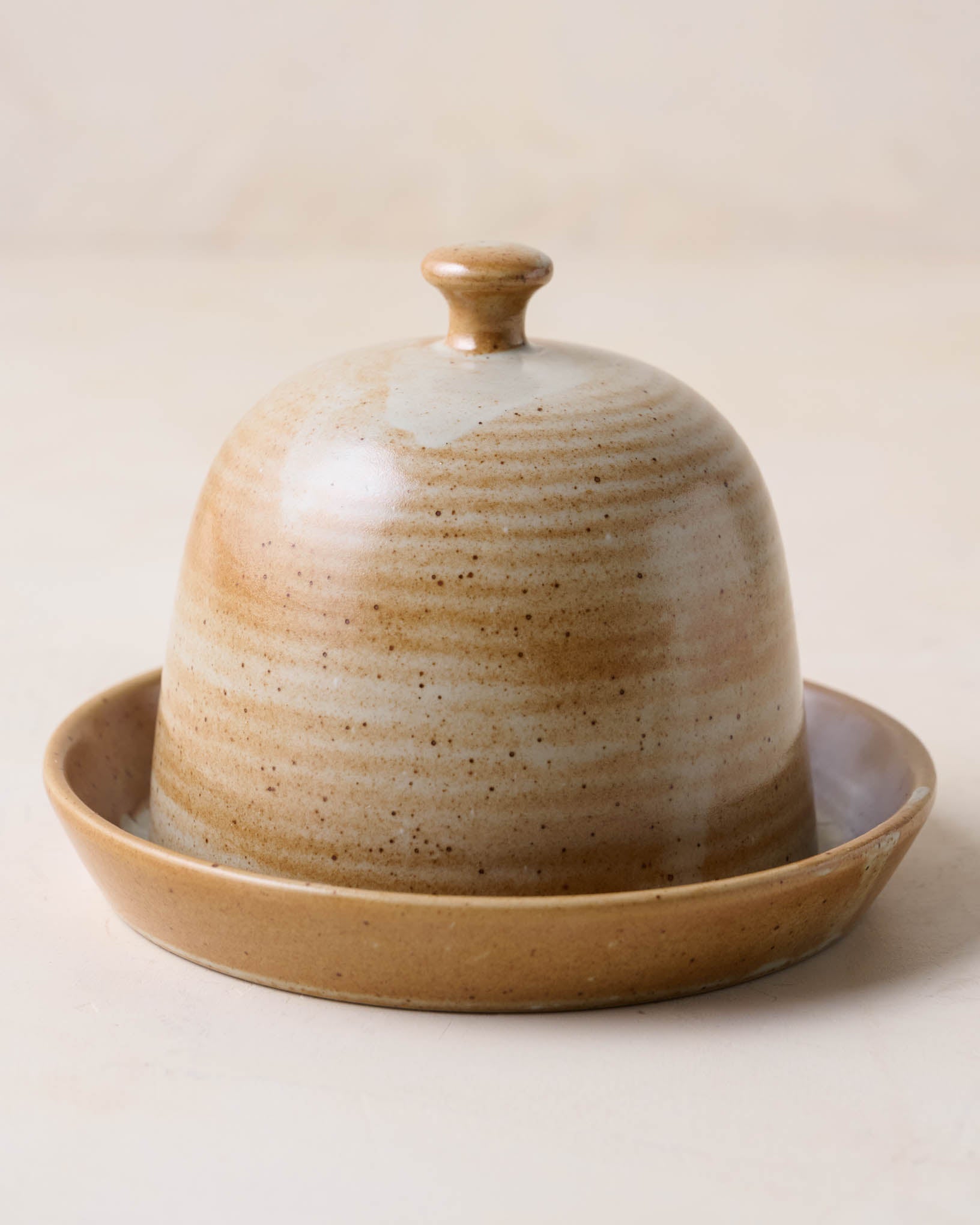 French Grey Reduction Fire Butter Dish