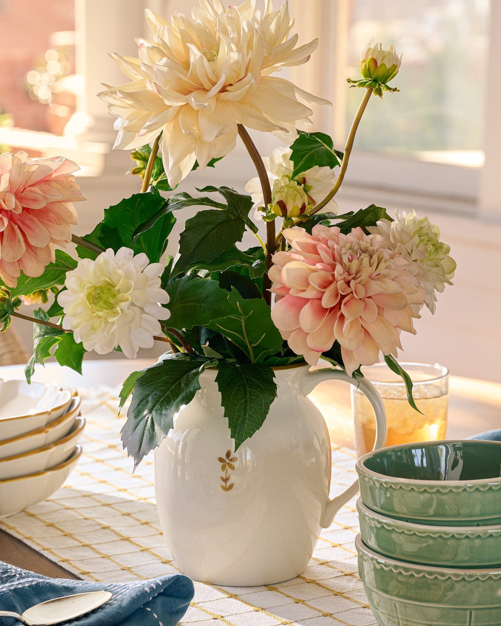 Luna Floral Pitcher