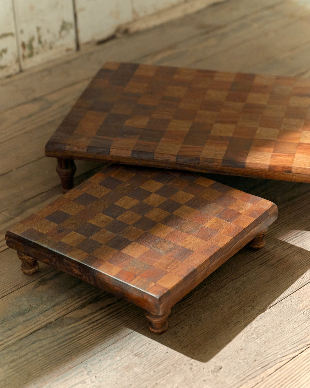 Checkered Wood Riser