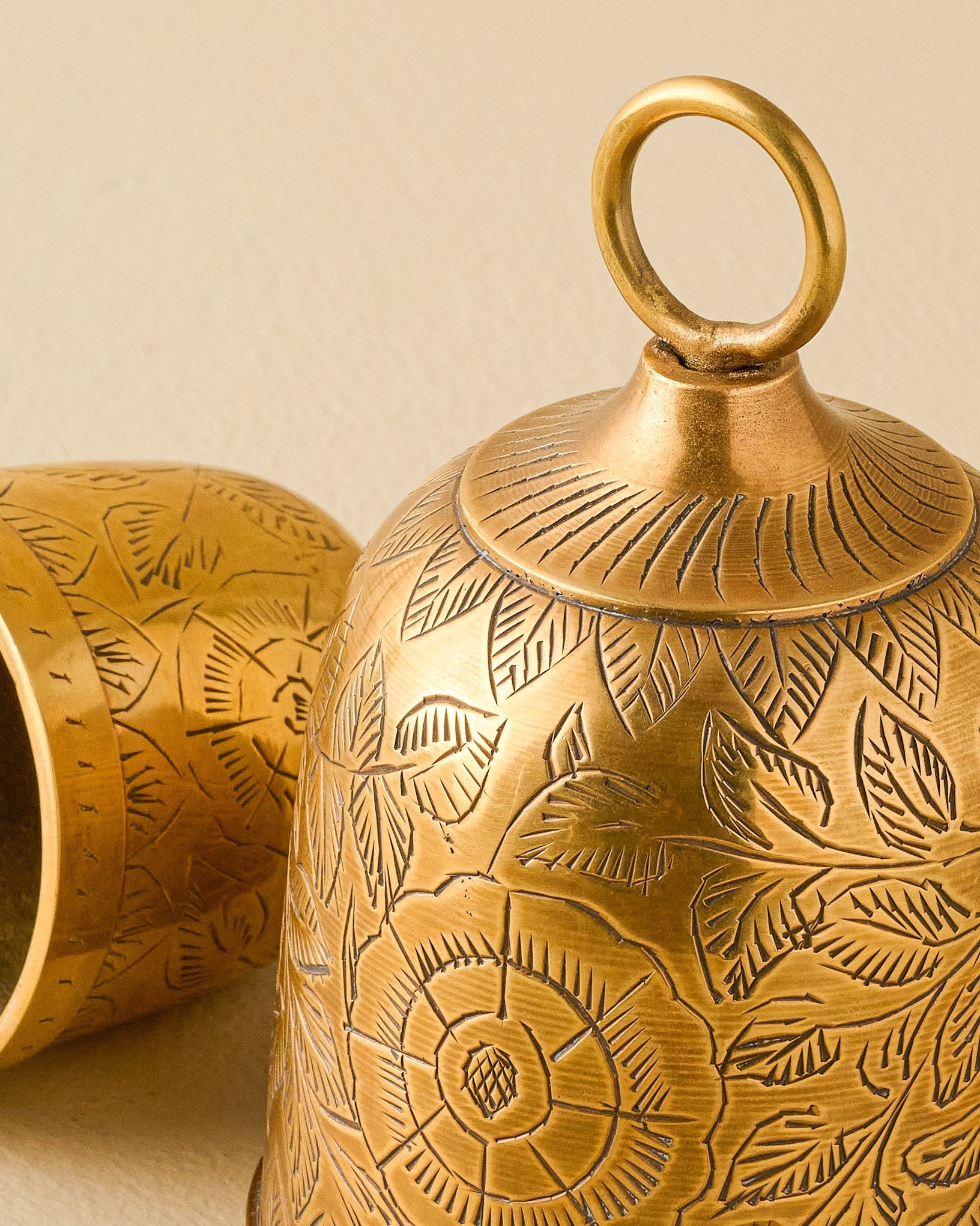 Gigi Etched Brass Bell