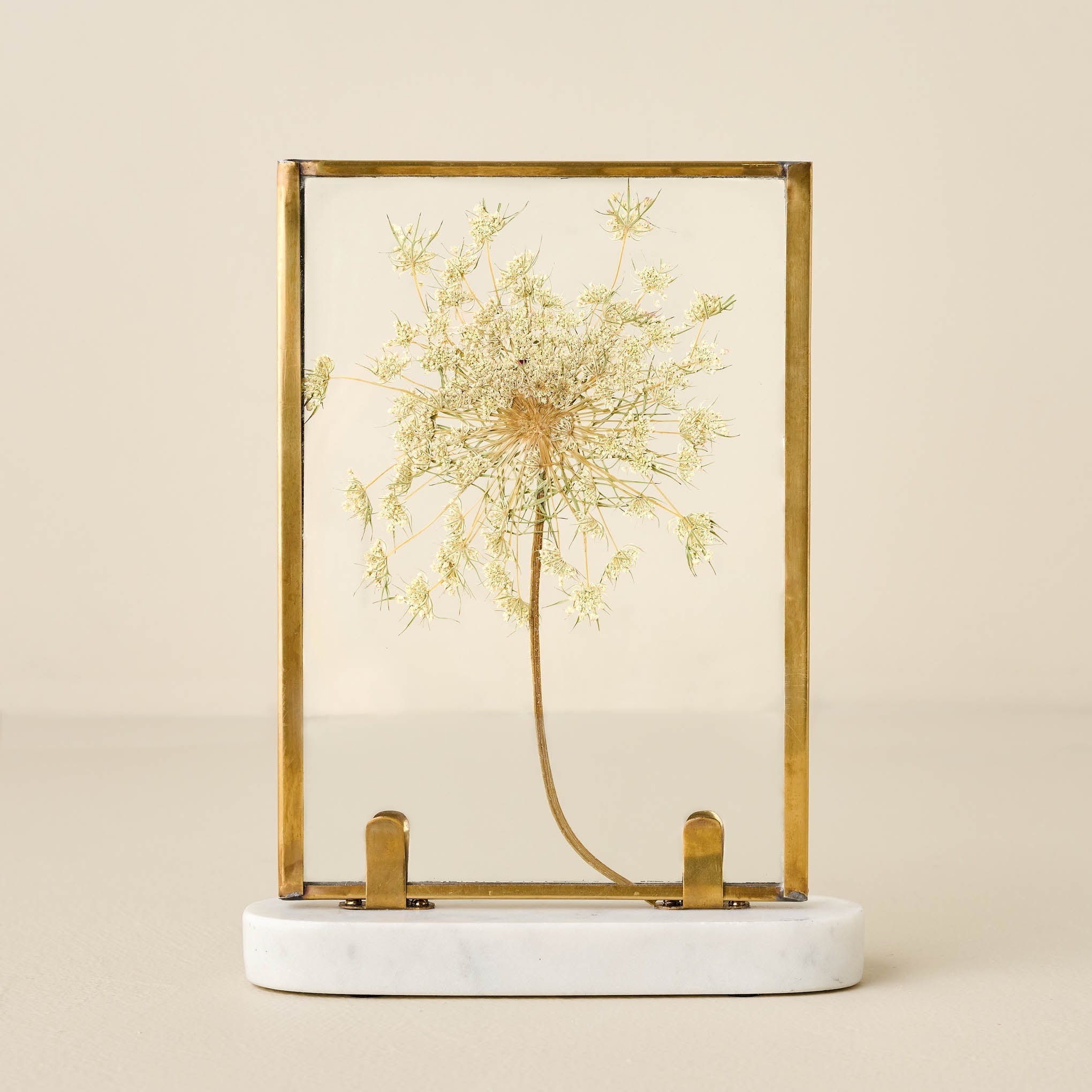 Antique Brass Bracket Photo Frame