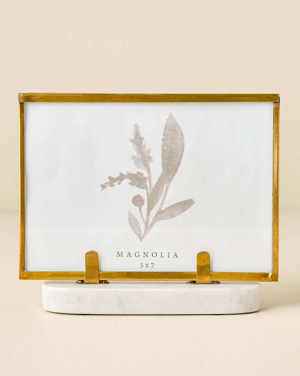 Antique Brass Bracket Photo Frame