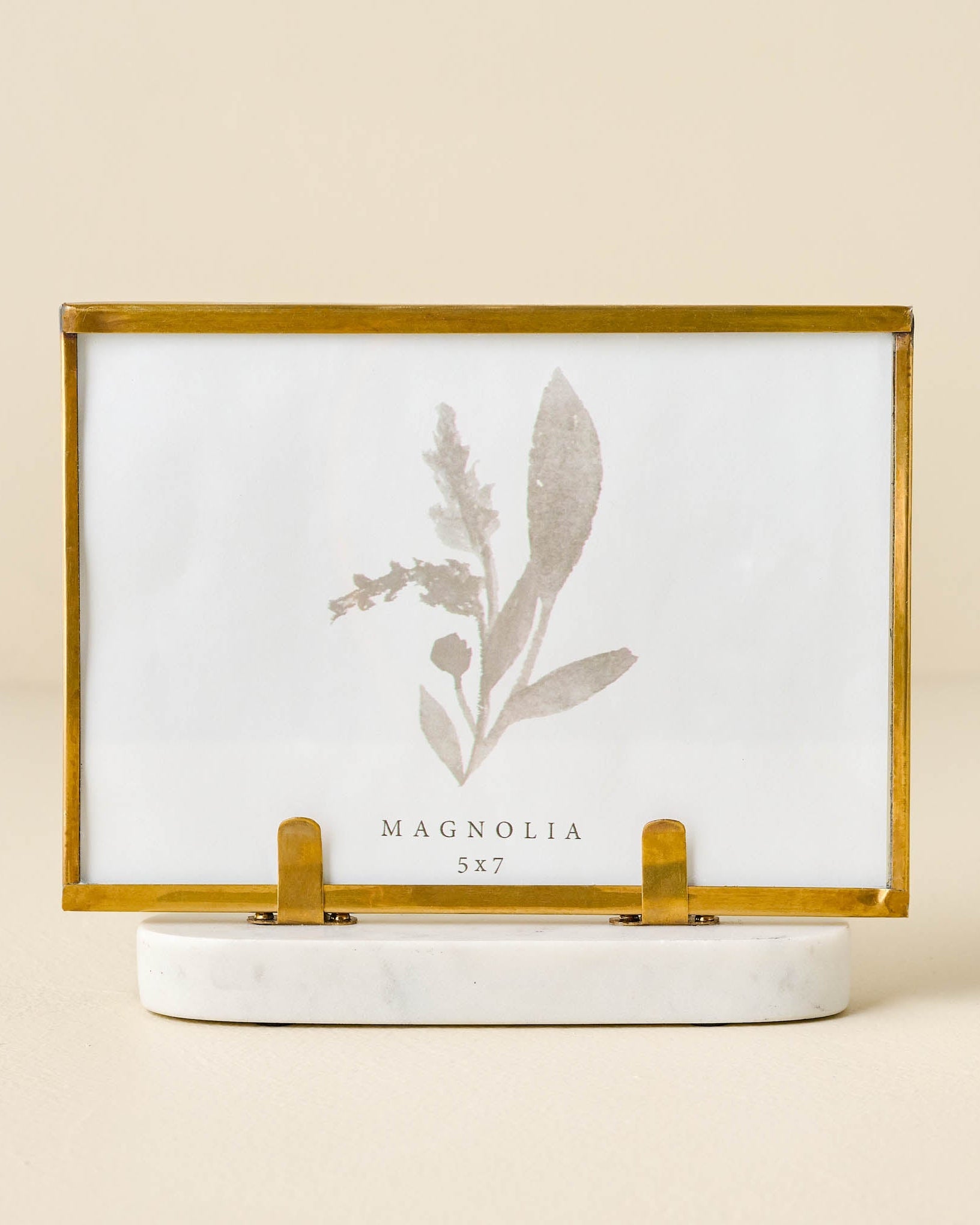 Antique Brass Bracket Photo Frame
