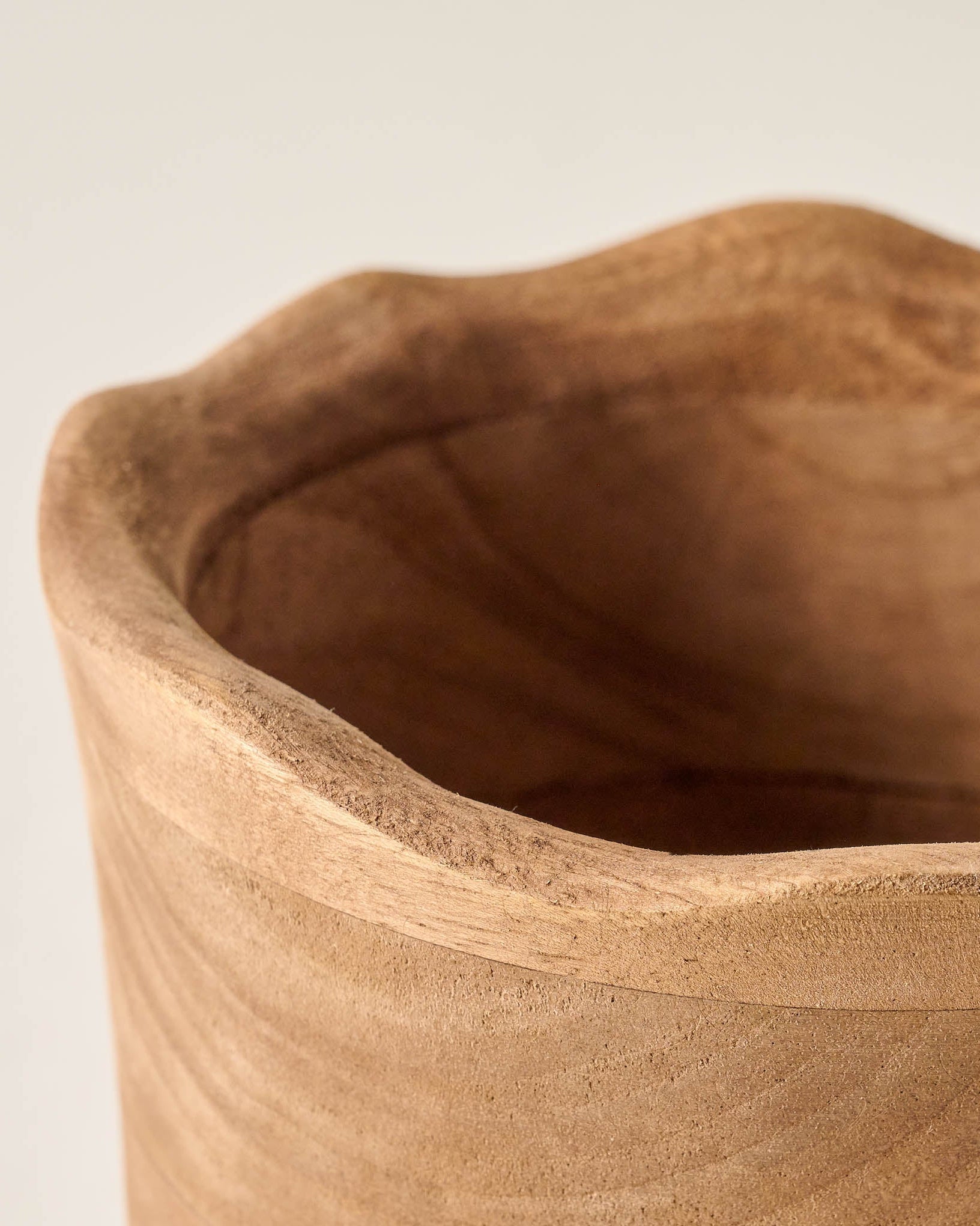 Magnolia Antiqued Wood Utensil Holder