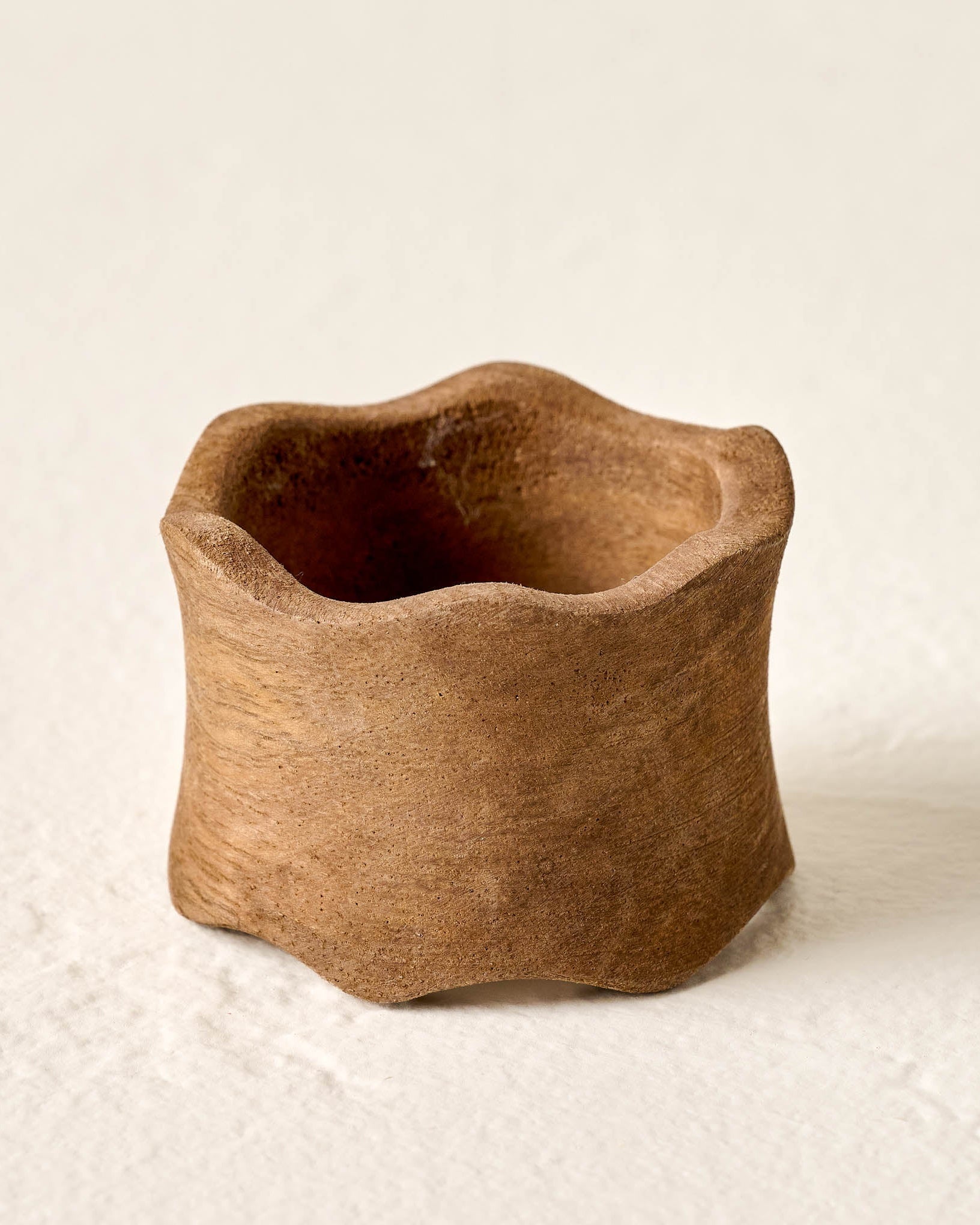 Antiqued Wood Napkin Ring Set of Four