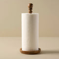 Antiqued Wood Paper Towel Holder