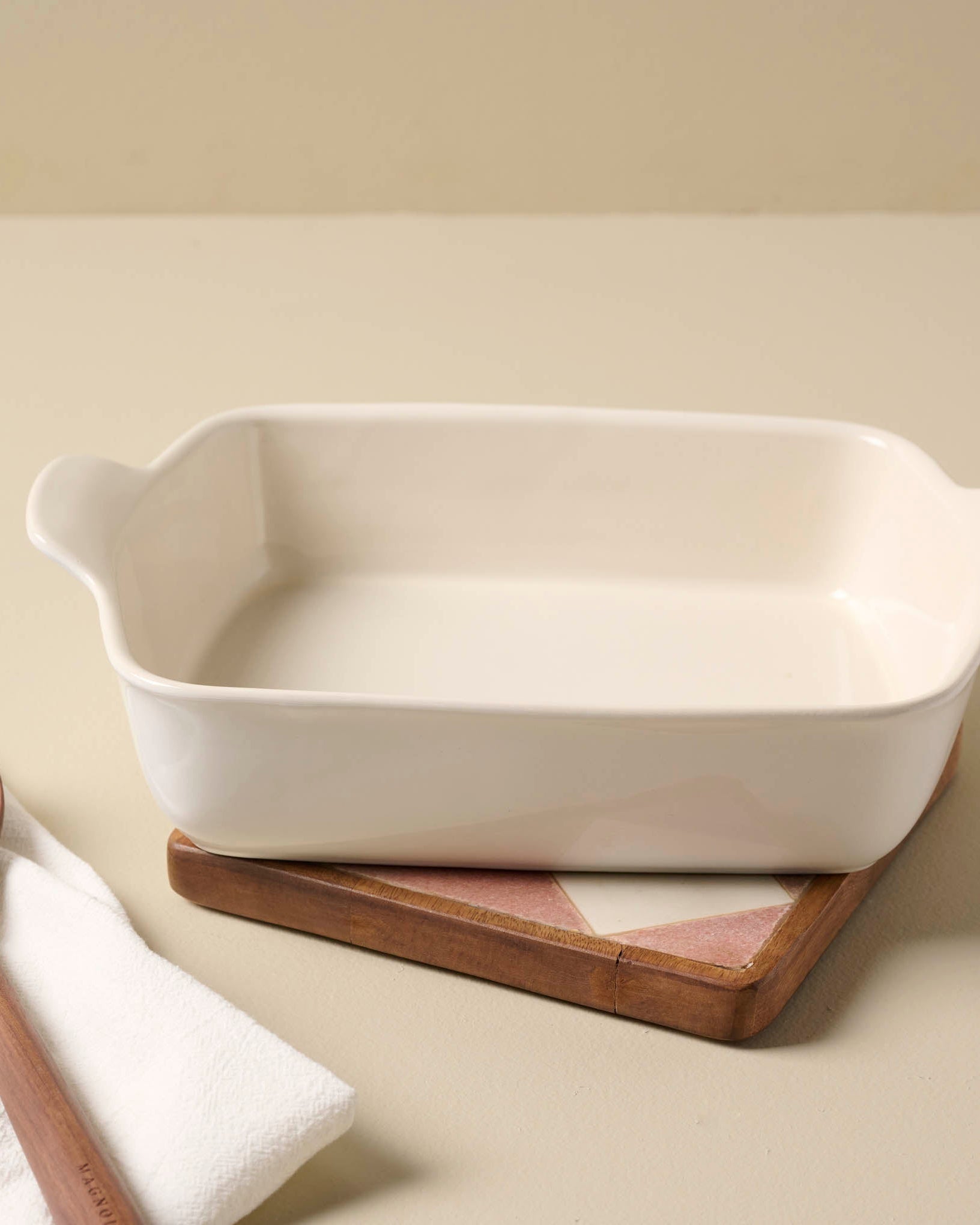 Carmella Checkered Marble Trivet