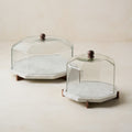 Marble and Copper Cake Stand