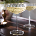 Fluted Coupe Glass