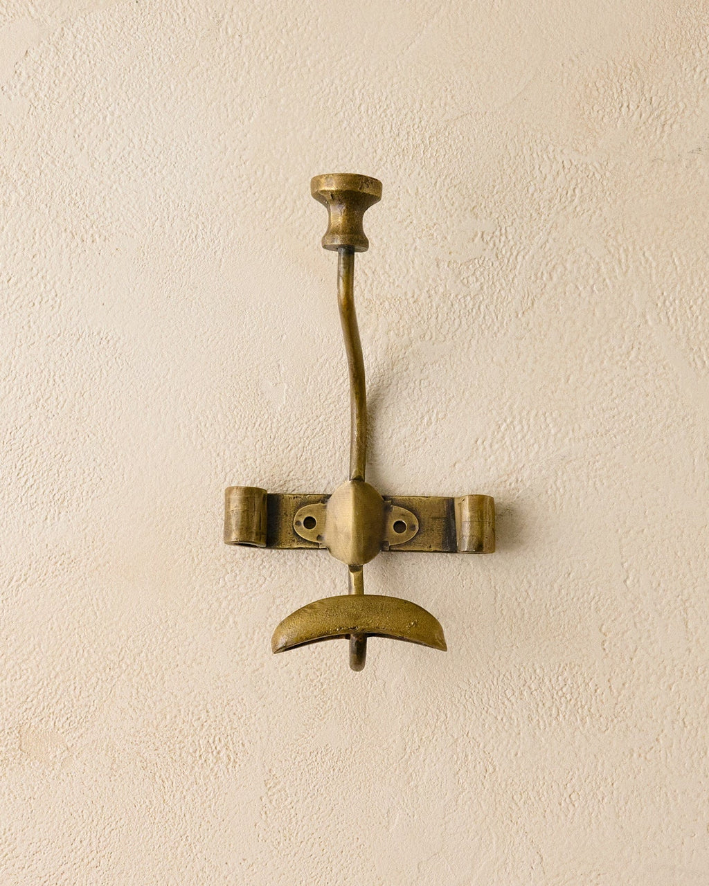 Duke Antique Brass Metal Wall Hooks