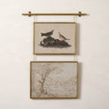 Colleen Brass Rail Double Picture Frame