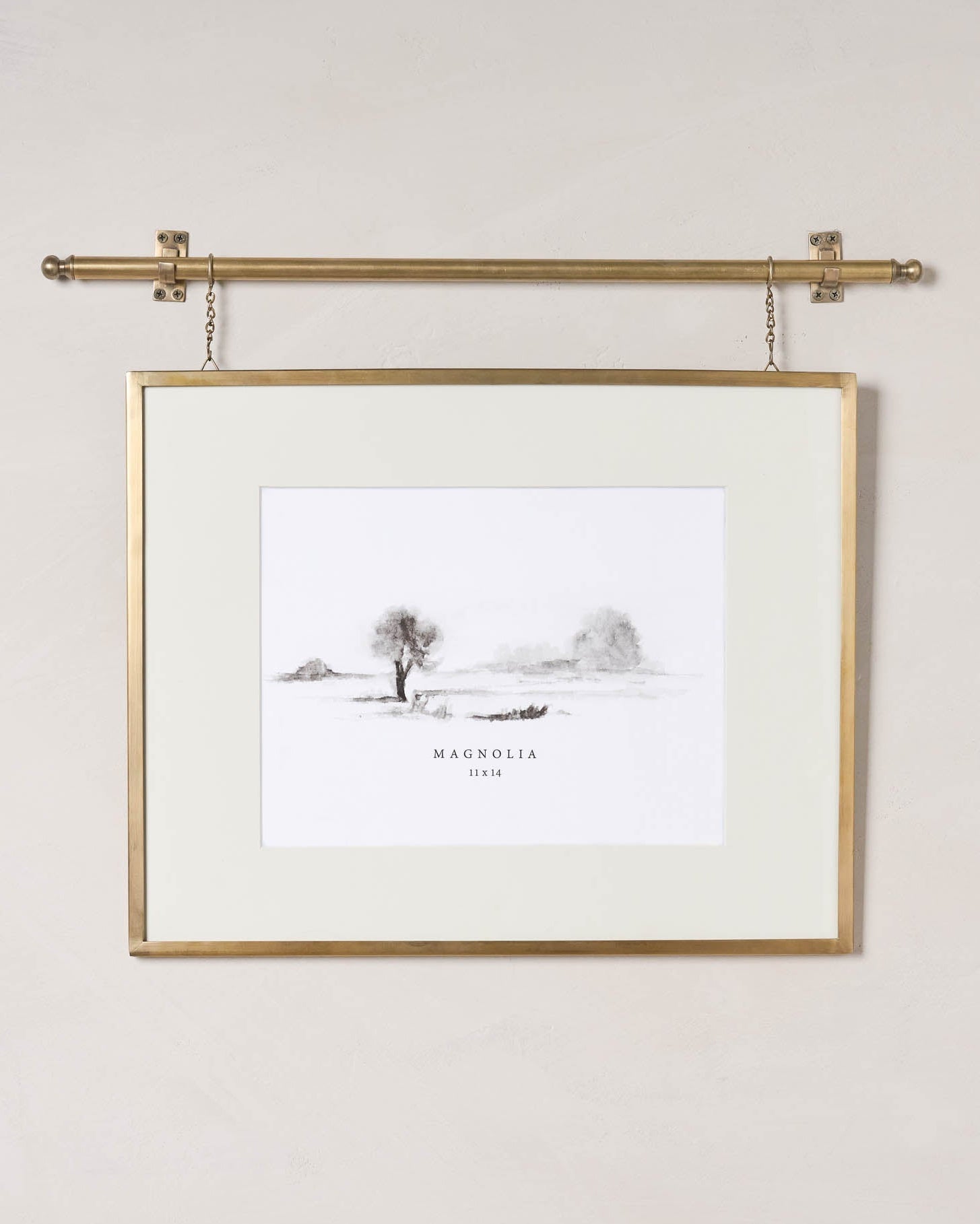 Colleen Brass Rail Picture Frame