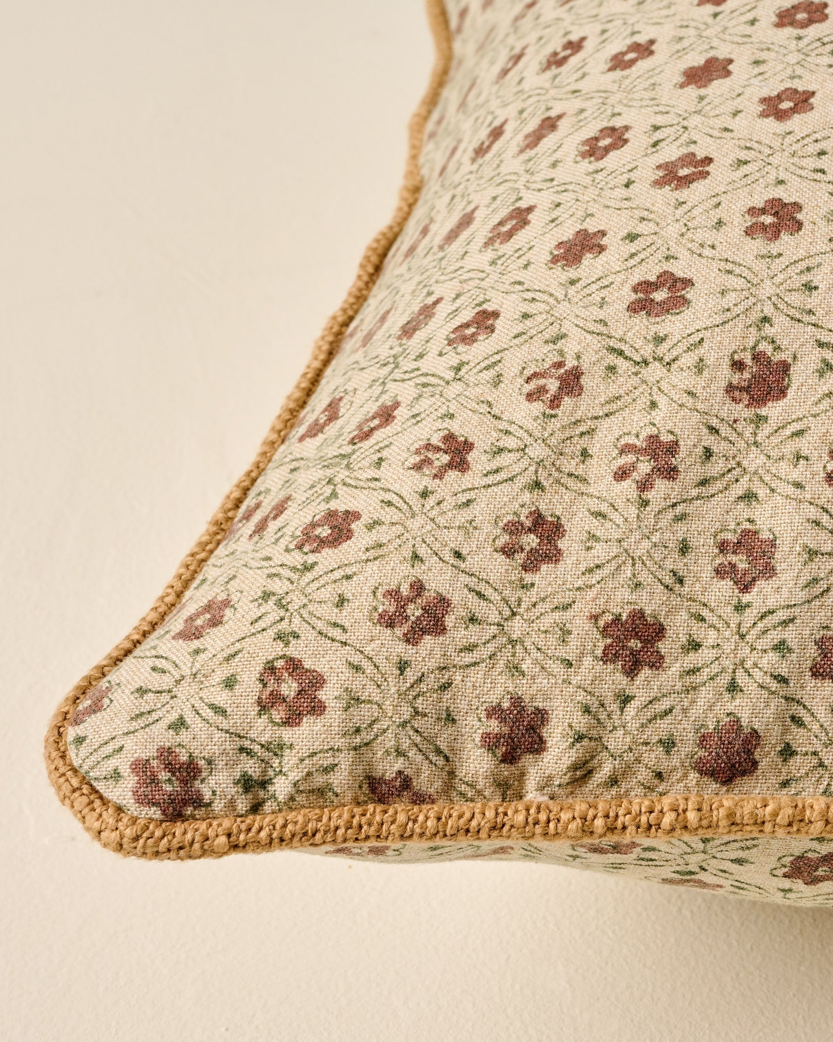 Thea Clay Block Print Pillow