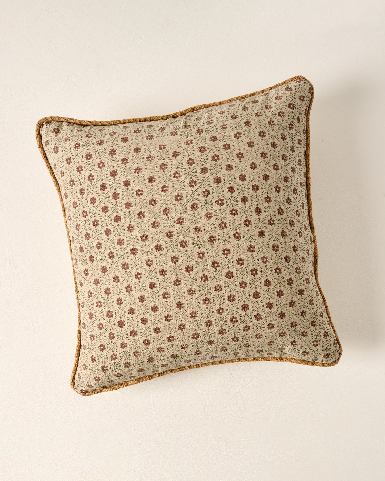 Thea Clay Block Print Pillow