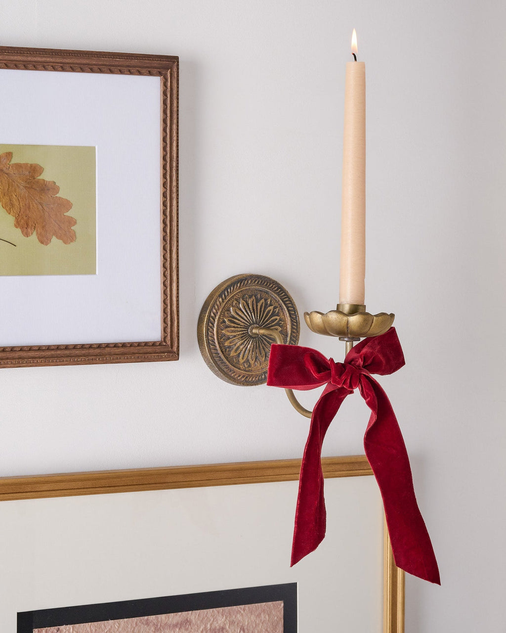 Anna Antiqued Brass Wall Sconce