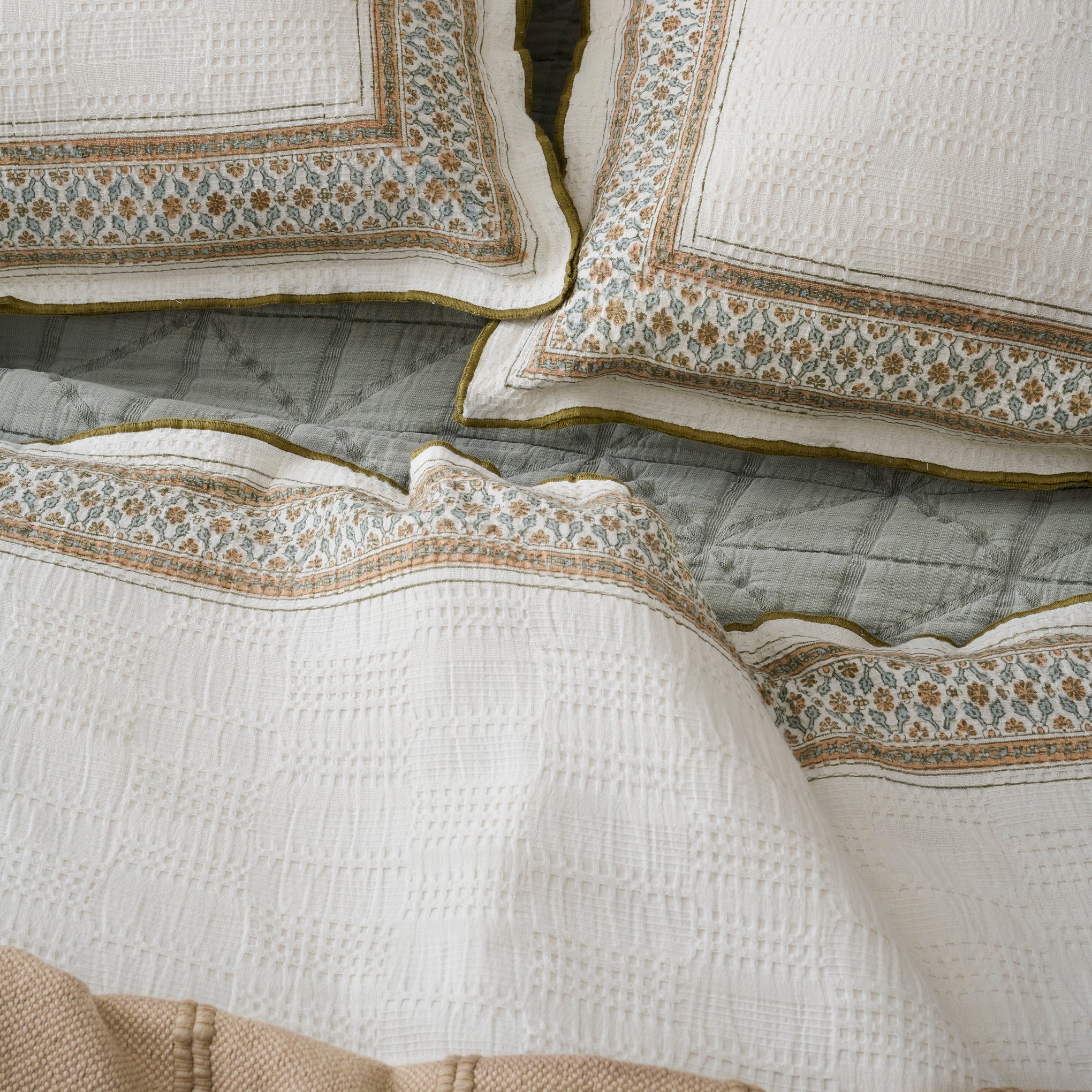 Clemence Block Print Duvet Cover