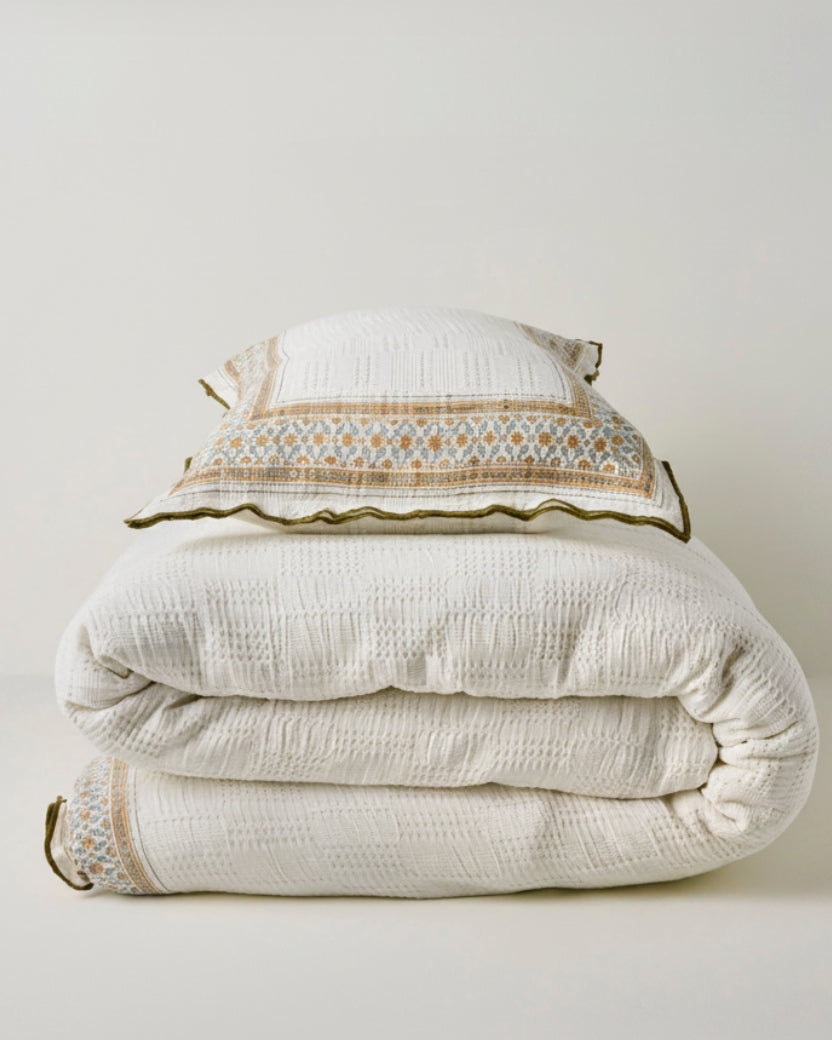 Clemence Block Print Duvet Cover