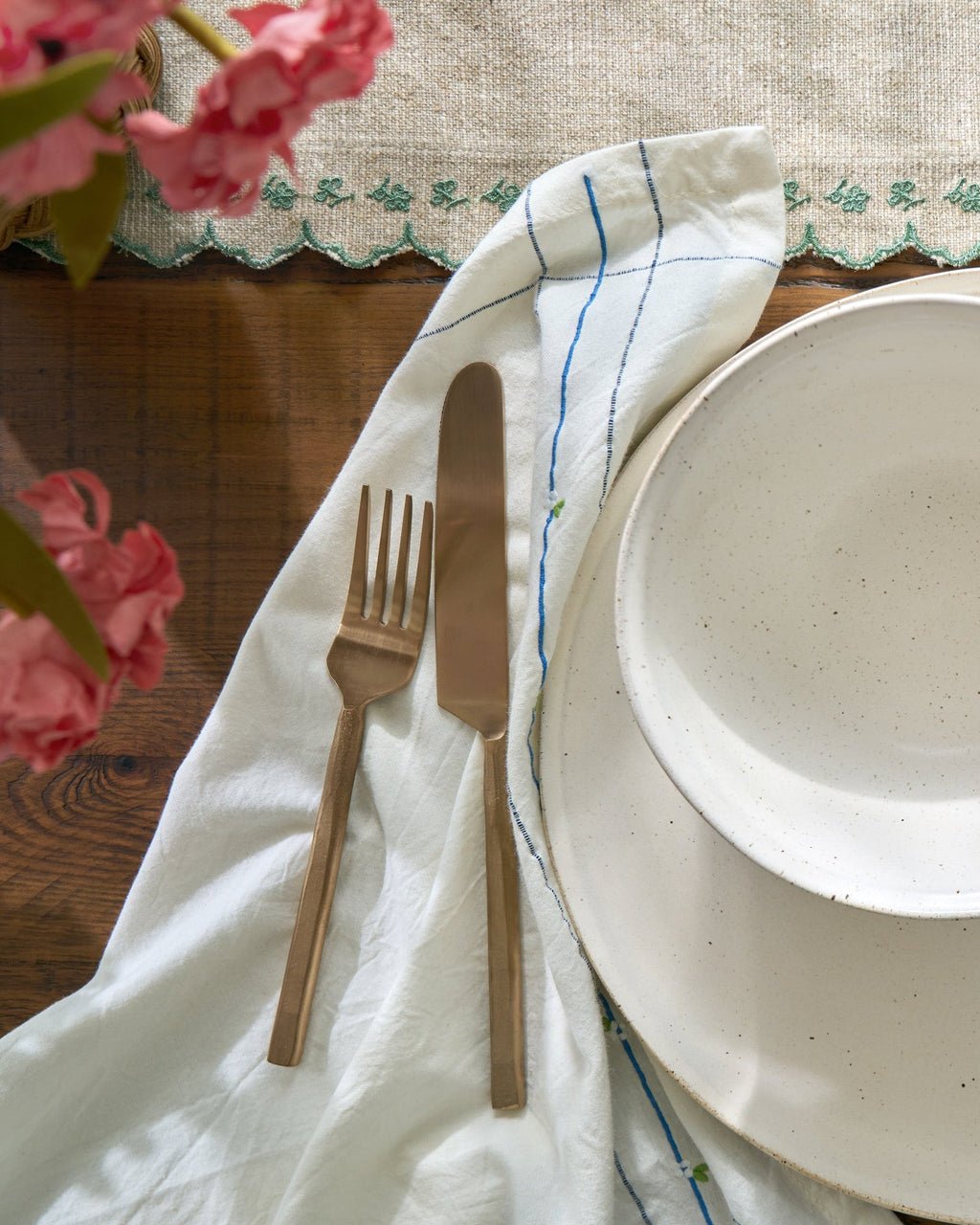 Copper Flatware Set of Five