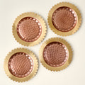 Magnolia Copper + Brass Coaster Set