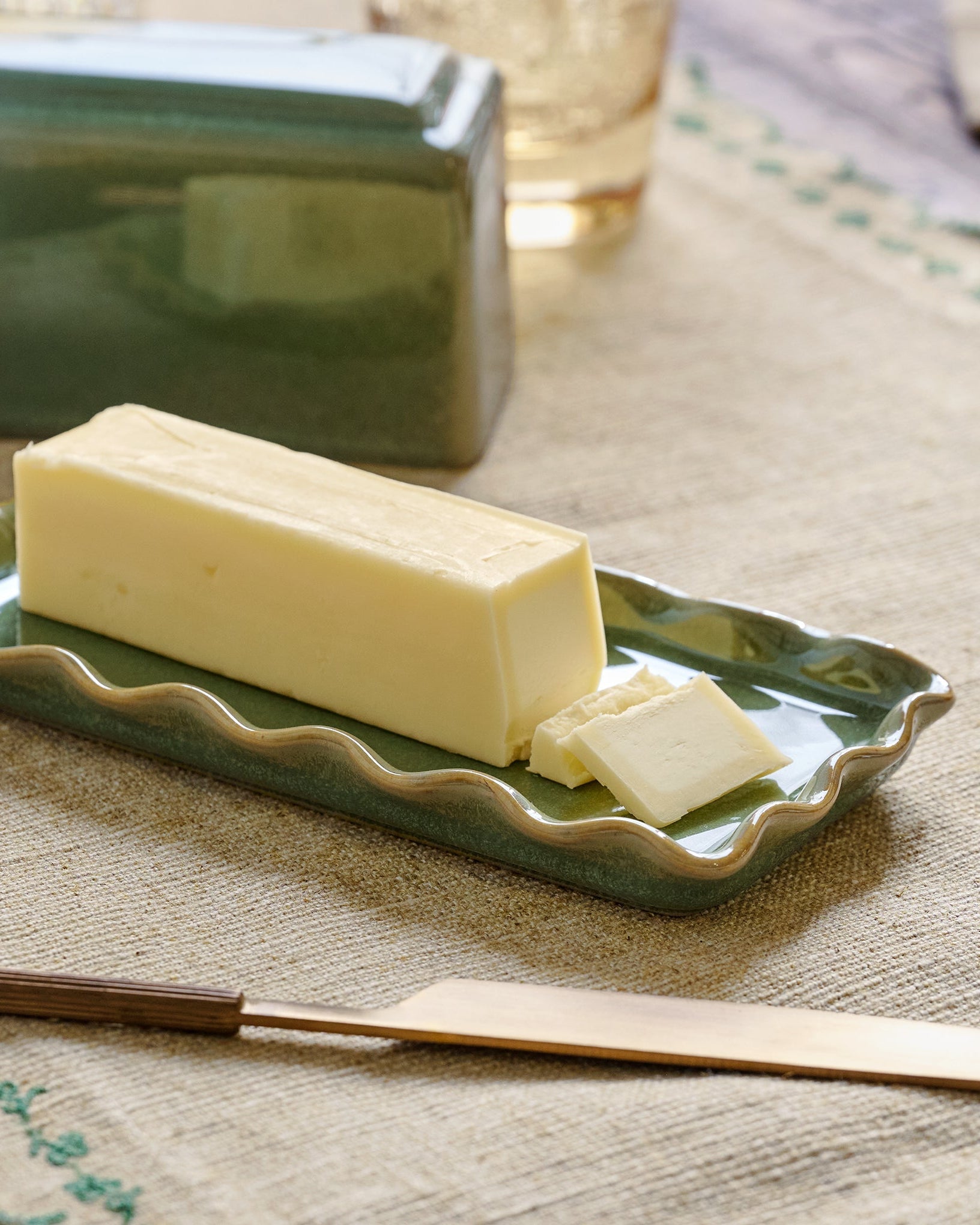Margaret Vintage-Inspired Butter Dish