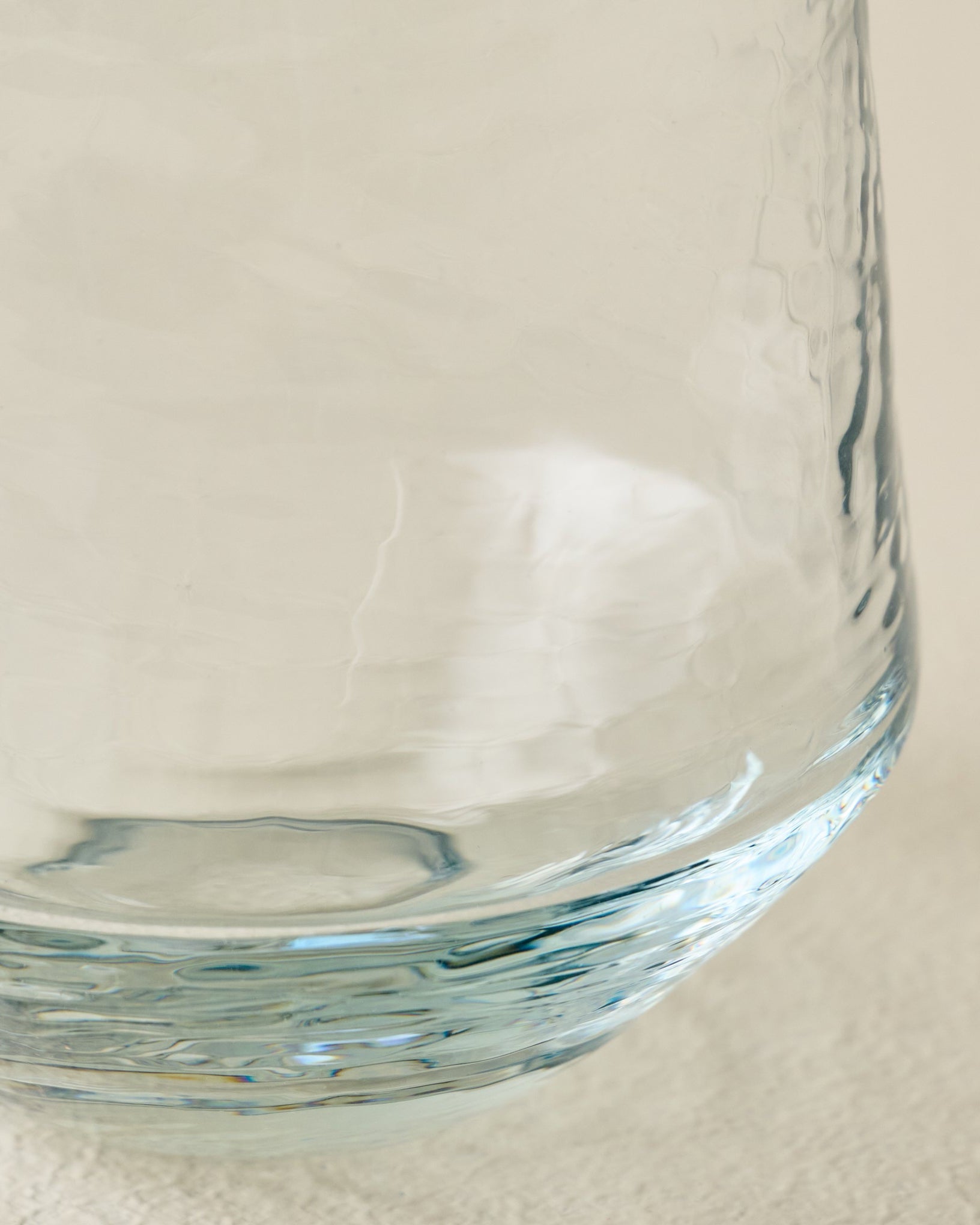 Rustic Glass Stemless Glass